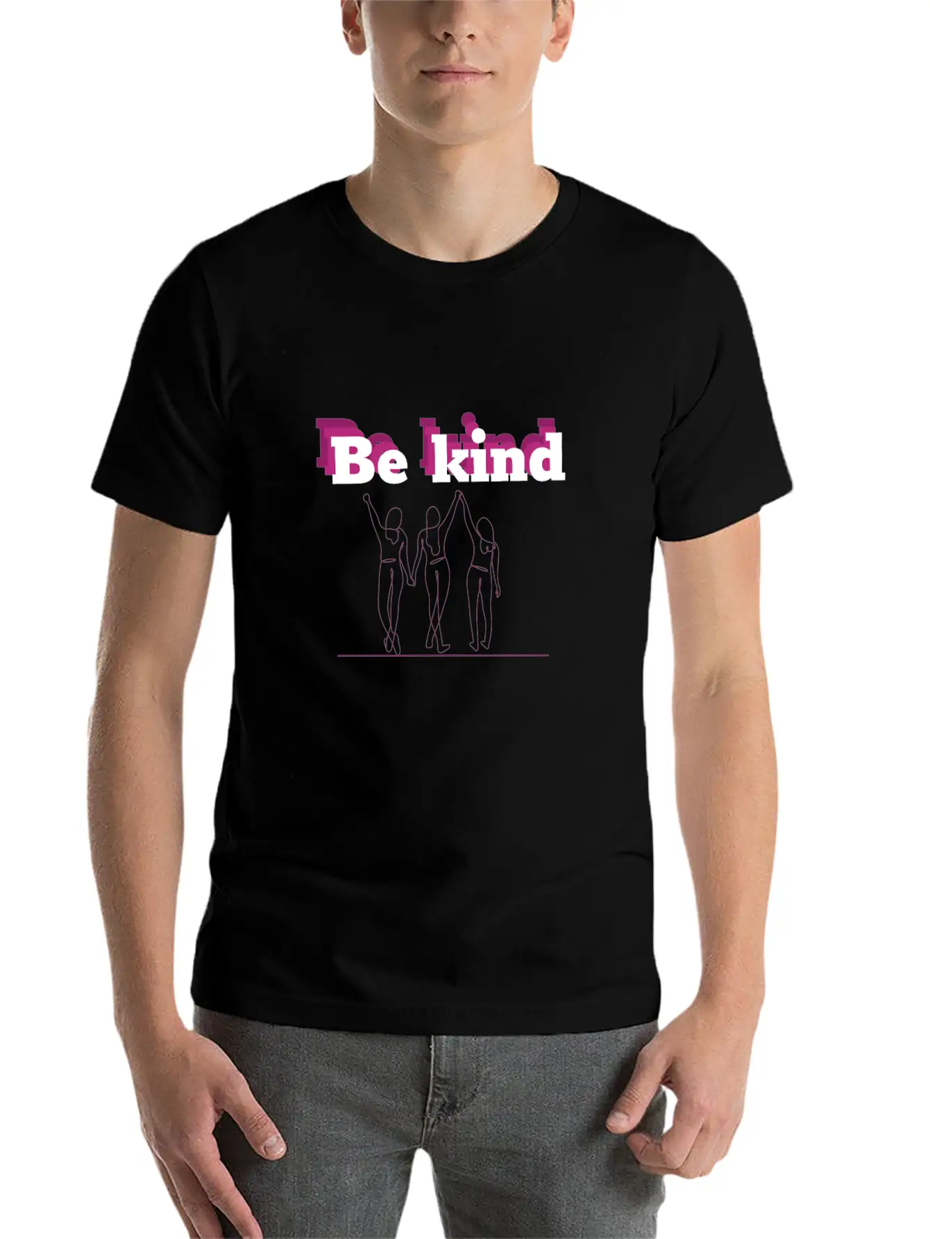 Be Kind Cool Tshirt Modern Fit Casual T-Shirt – Clean And Versatile Design