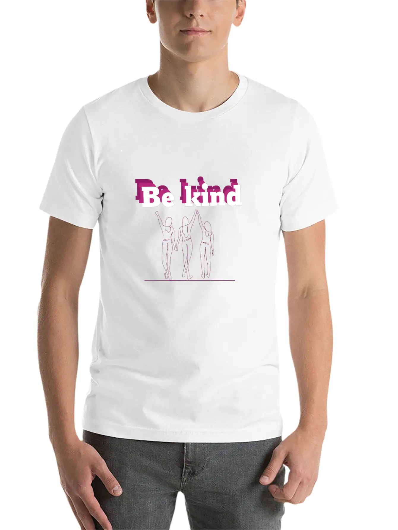 Be Kind Cool Tshirt Modern Fit Casual T-Shirt – Clean And Versatile Design