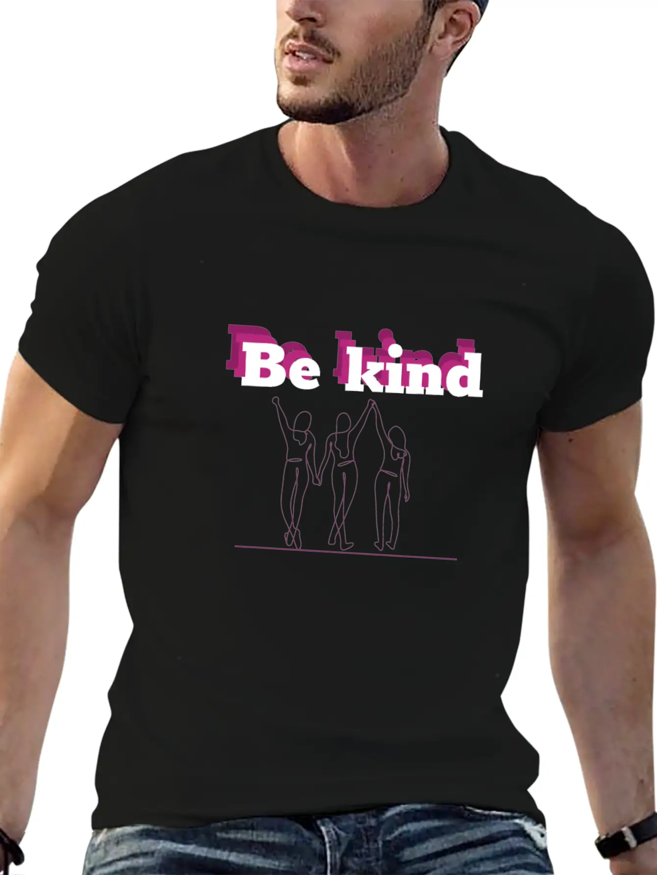 Be Kind Cool Tshirt Modern Fit Casual T-Shirt – Clean And Versatile Design
