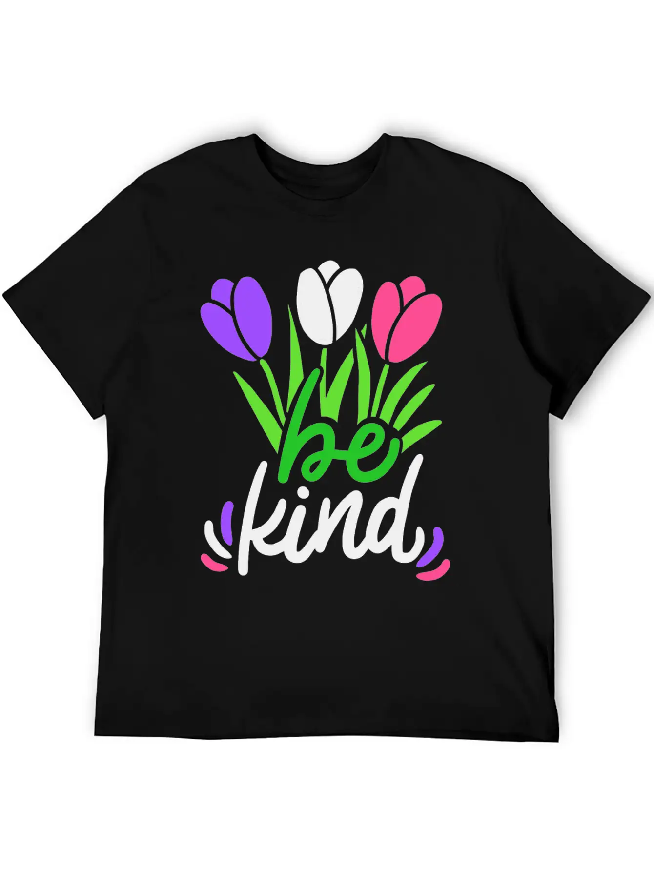 Be Kind Flower Basic Graphic T-Shirt – Daily Comfort In Soft Cotton