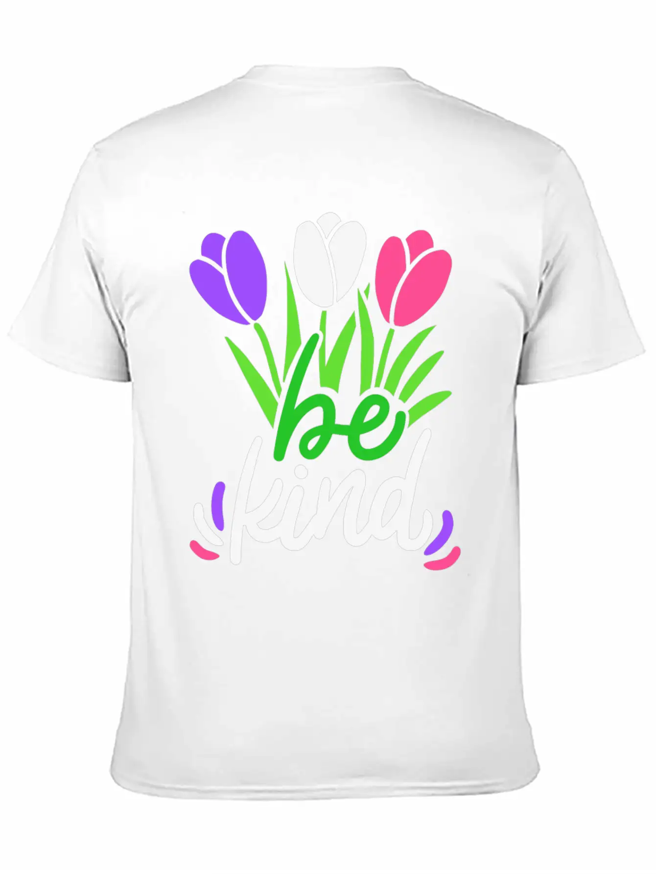Be Kind Flower Basic Graphic T-Shirt – Daily Comfort In Soft Cotton