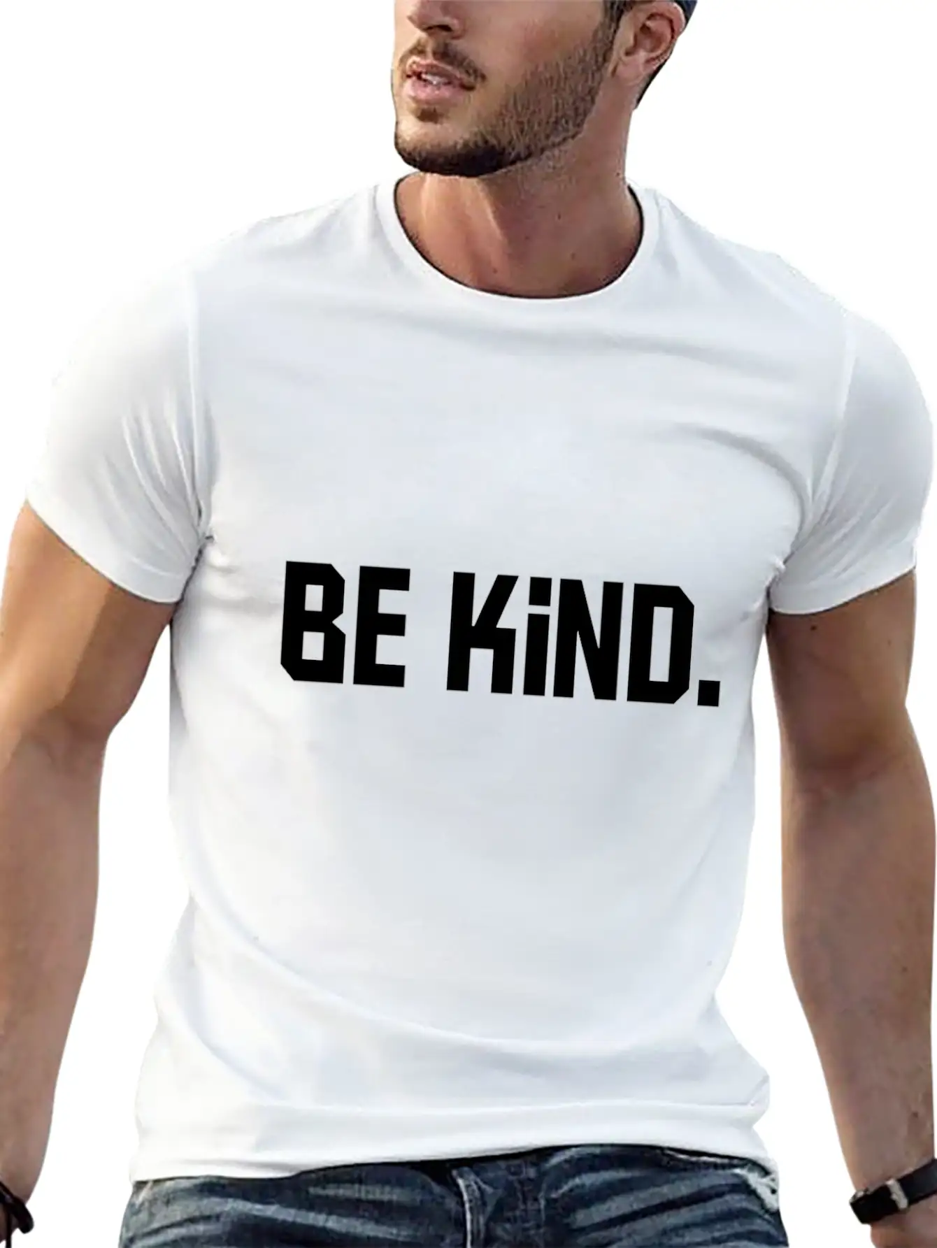 Be Kind Lightweight Cotton T-Shirt – Daily Comfort Graphic Shirt