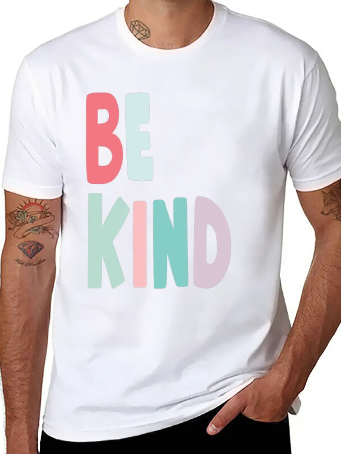 Be Kind Modern Fit Casual T-Shirt – Clean And Versatile Design