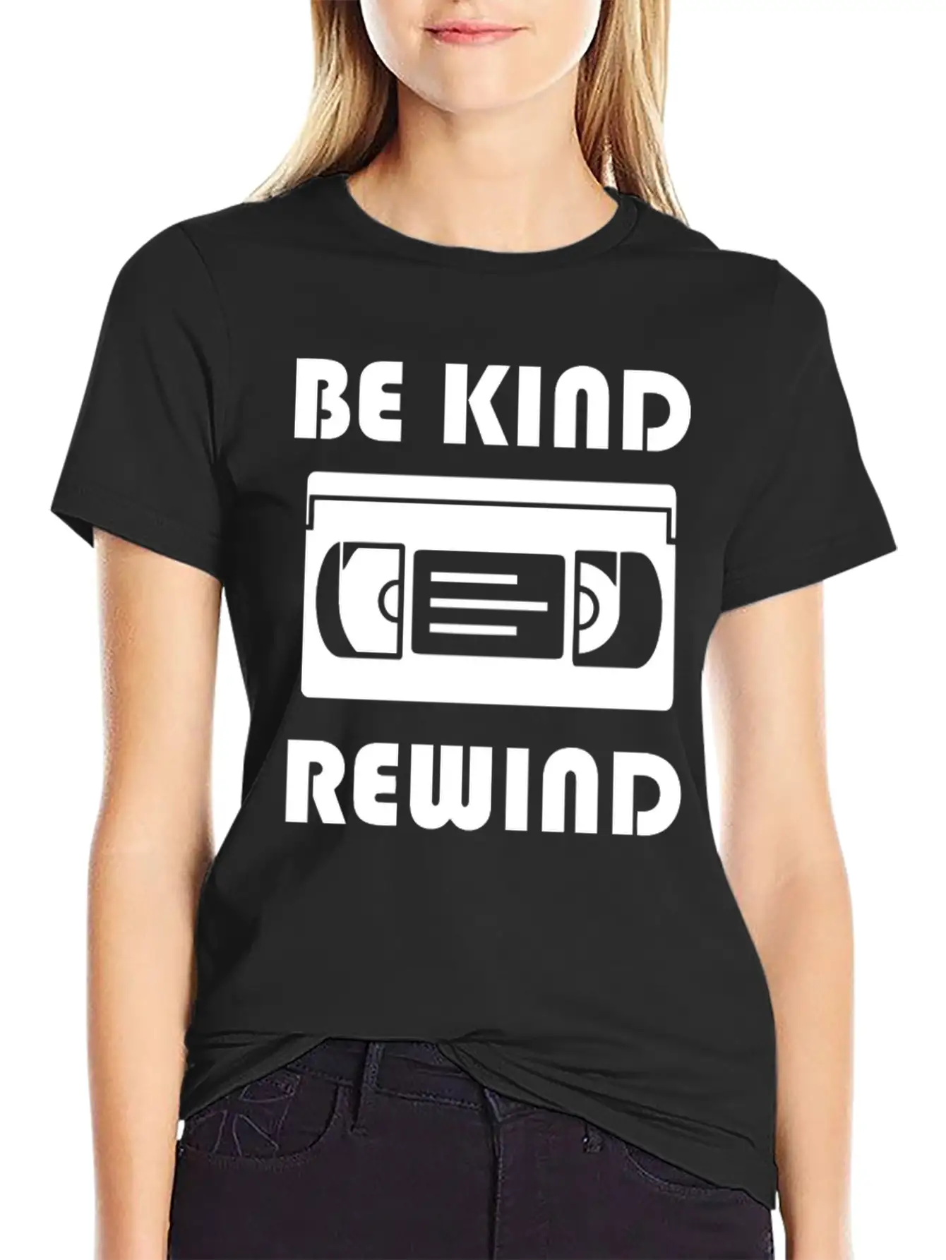Be Kind Rewind Stylish Everyday T-Shirt – Unisex Basic Cotton Tee