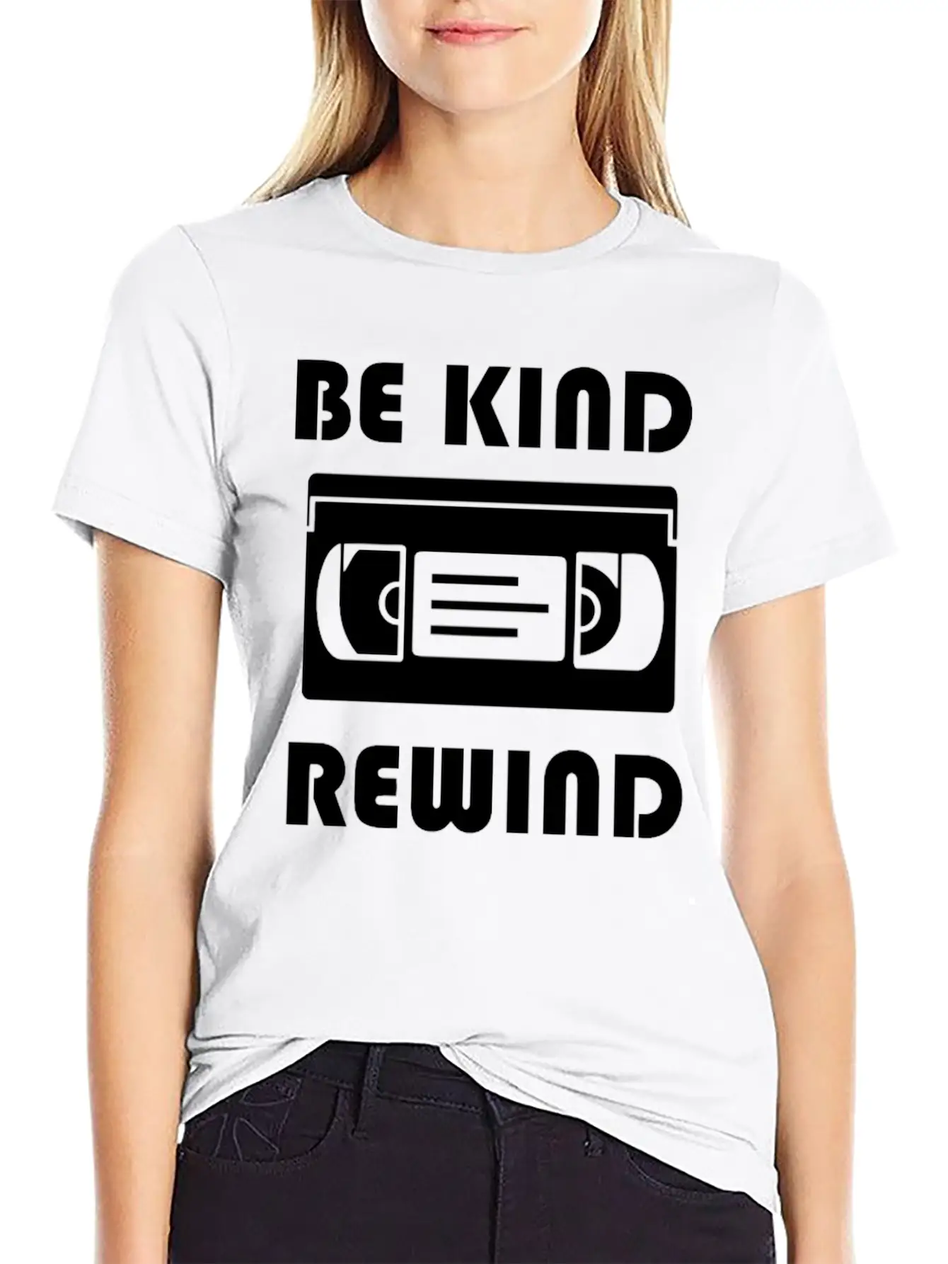 Be Kind Rewind Stylish Everyday T-Shirt – Unisex Basic Cotton Tee