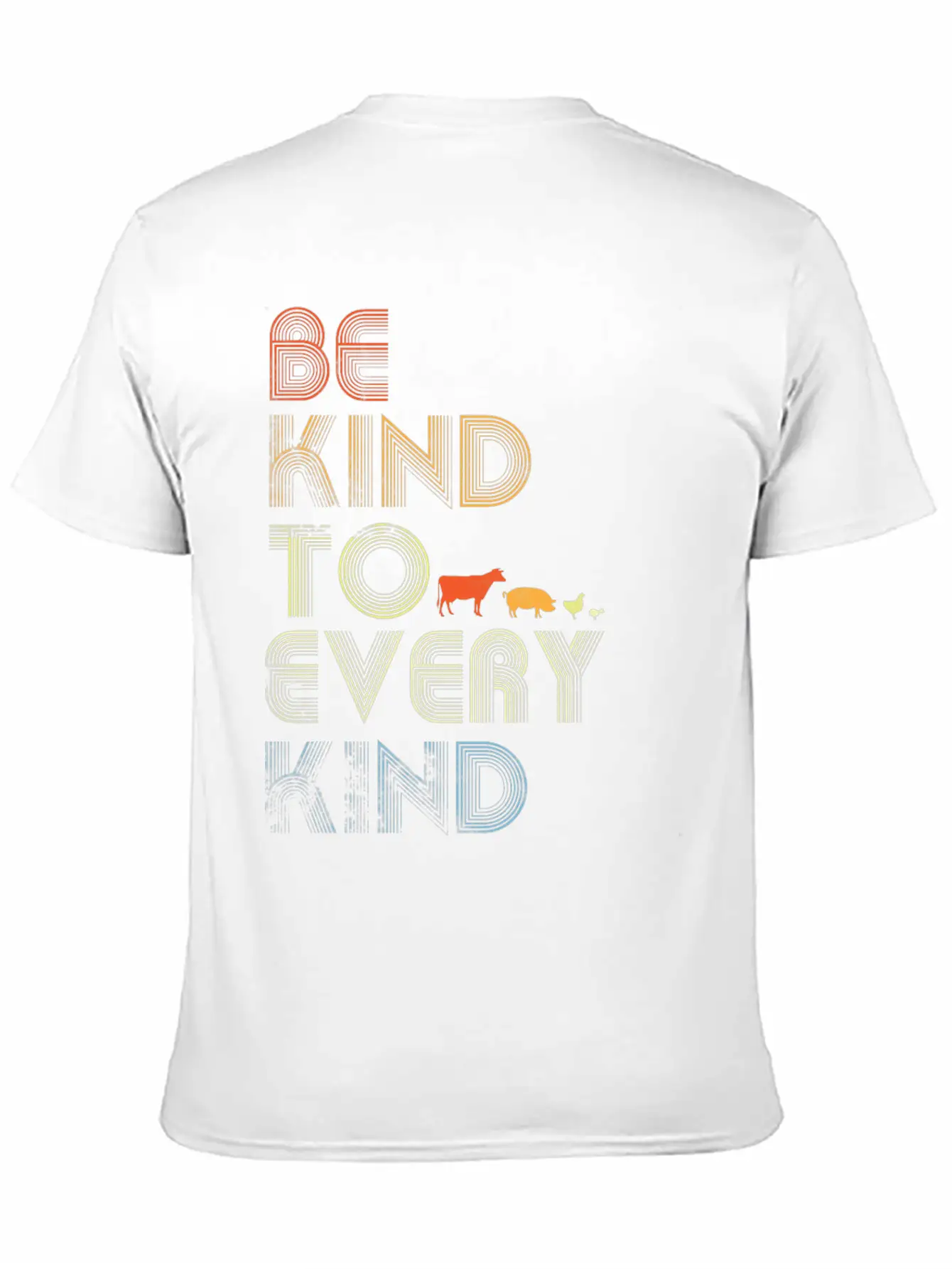 Be Kind To Every Kind Relaxed Everyday Tee – Lightweight And Durable Cotton