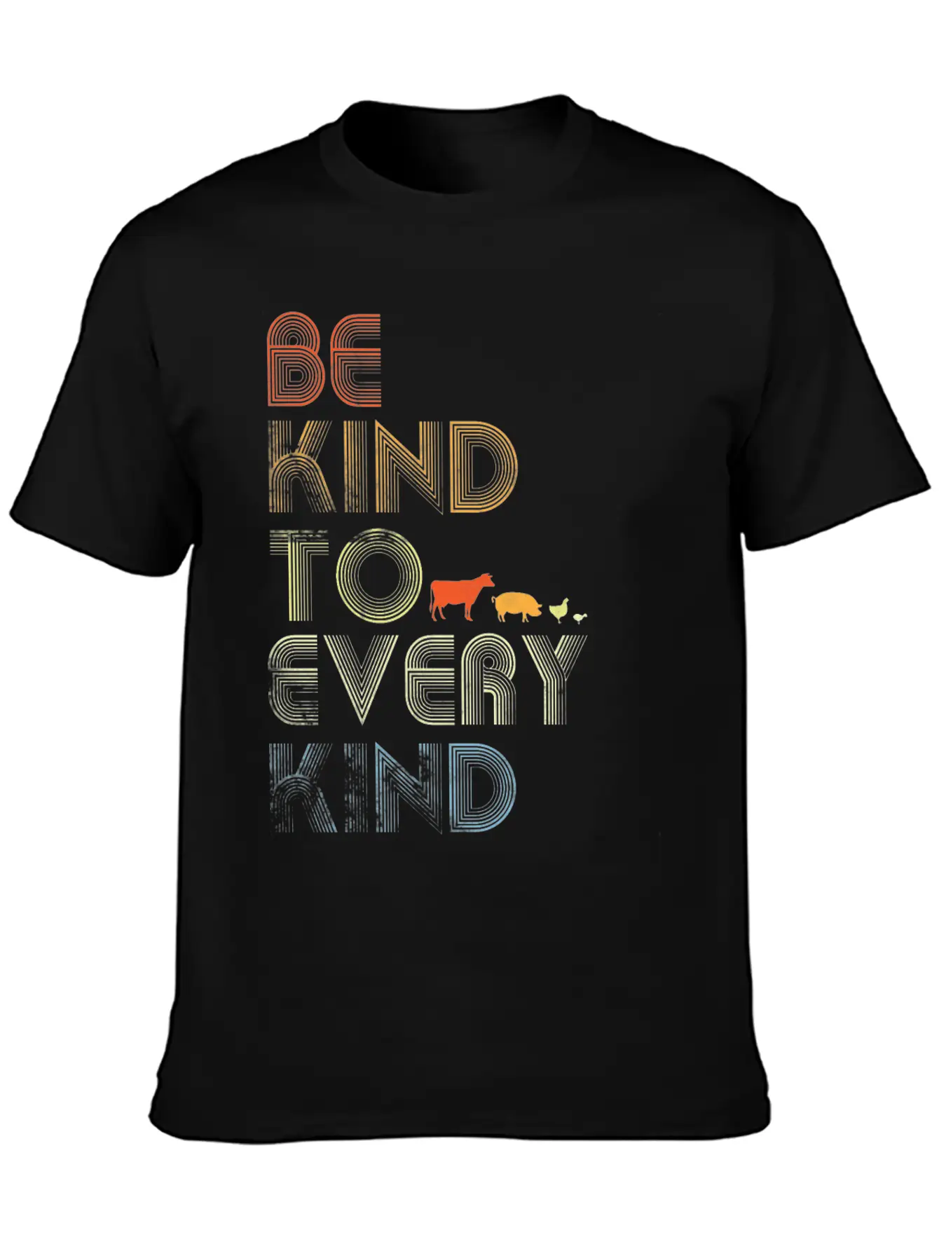 Be Kind To Every Kind Relaxed Everyday Tee – Lightweight And Durable Cotton