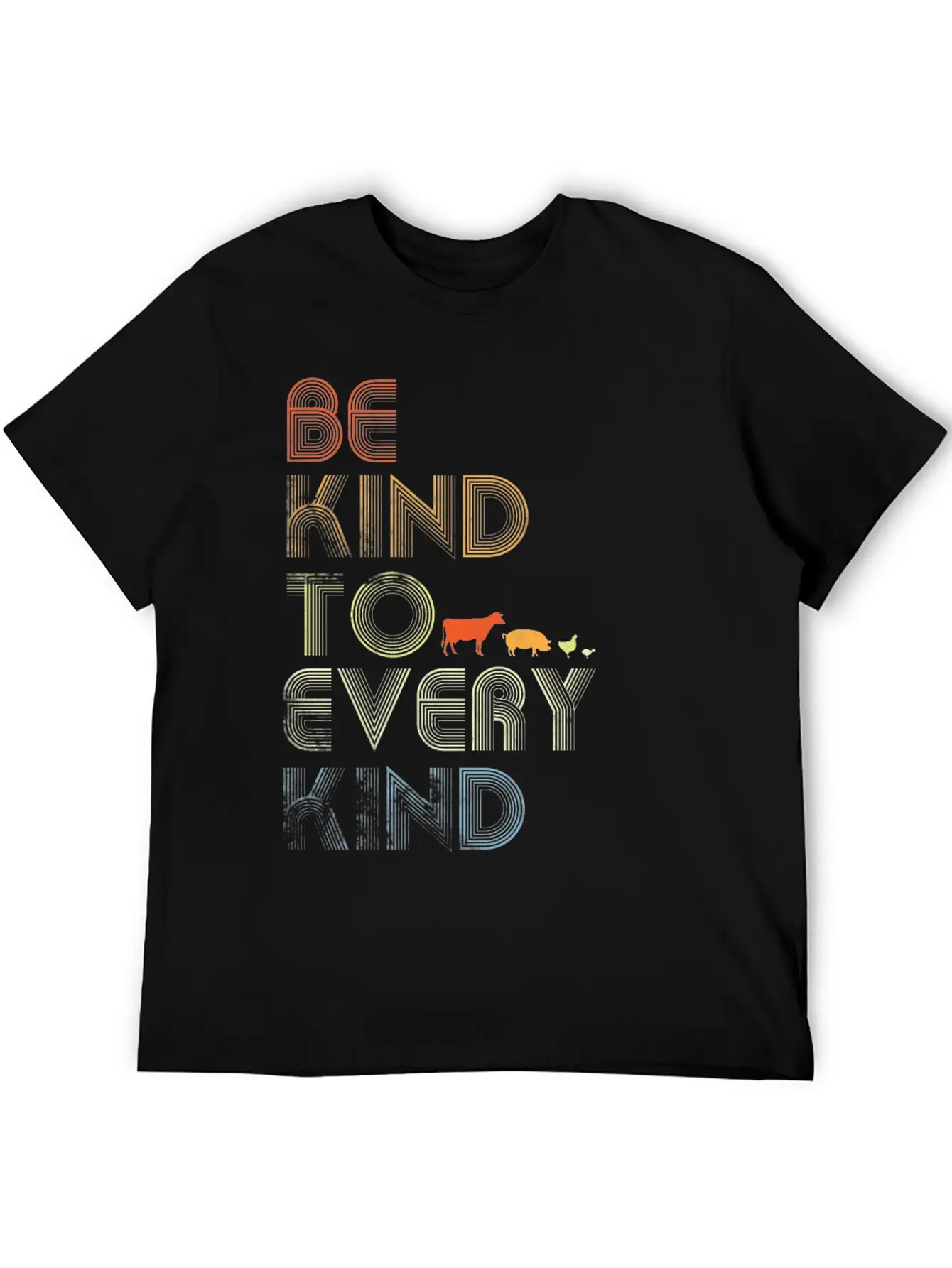 Be Kind To Every Kind Relaxed Everyday Tee – Lightweight And Durable Cotton