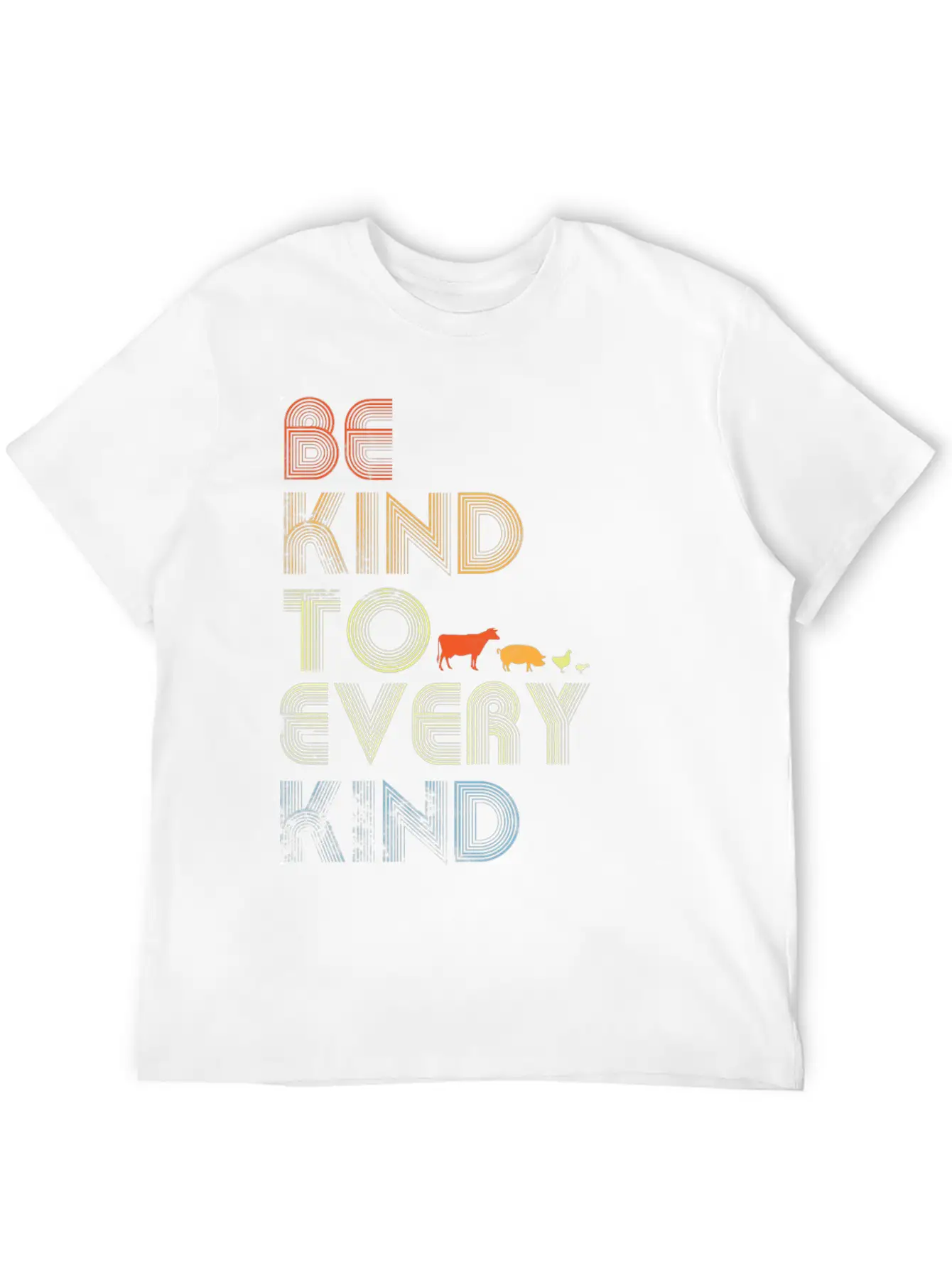 Be Kind To Every Kind Relaxed Everyday Tee – Lightweight And Durable Cotton