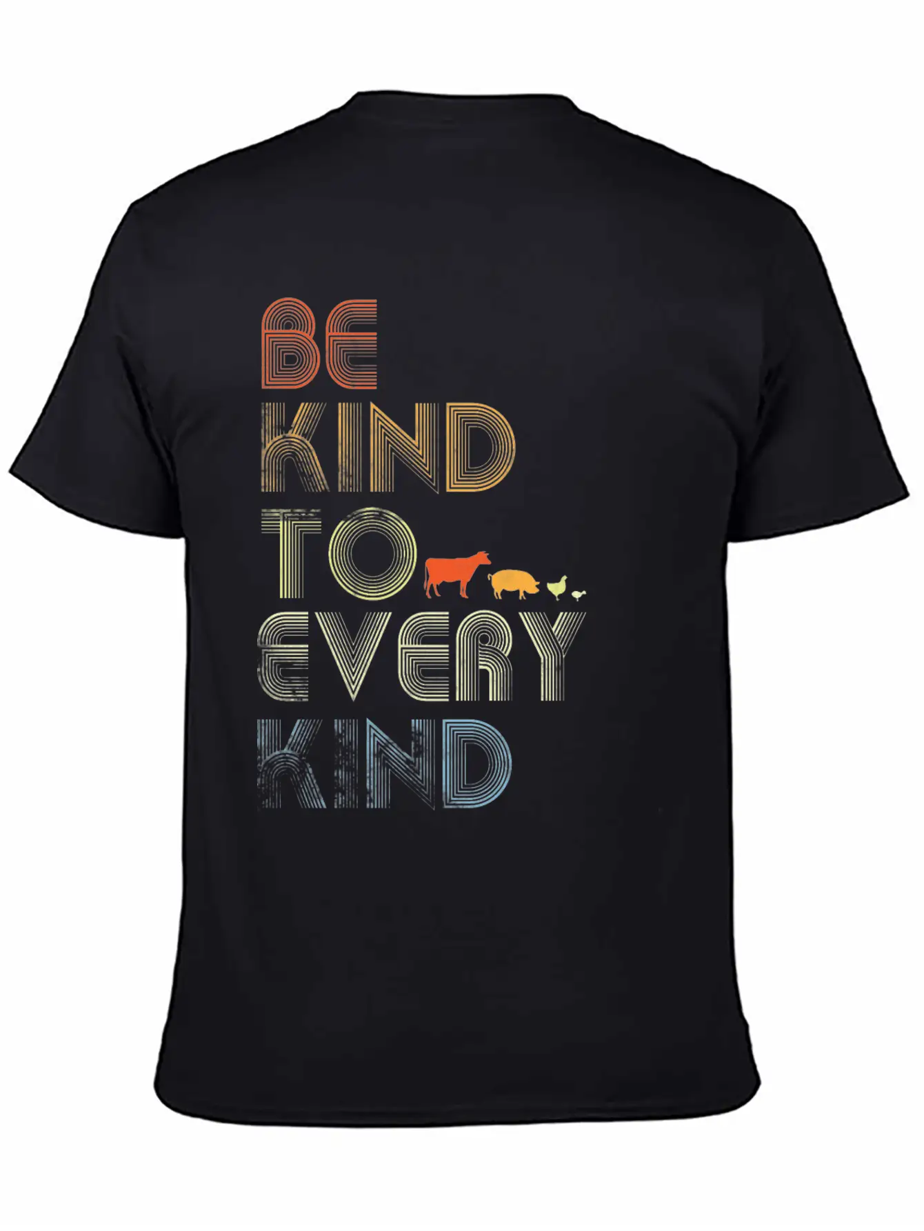 Be Kind To Every Kind Relaxed Everyday Tee – Lightweight And Durable Cotton