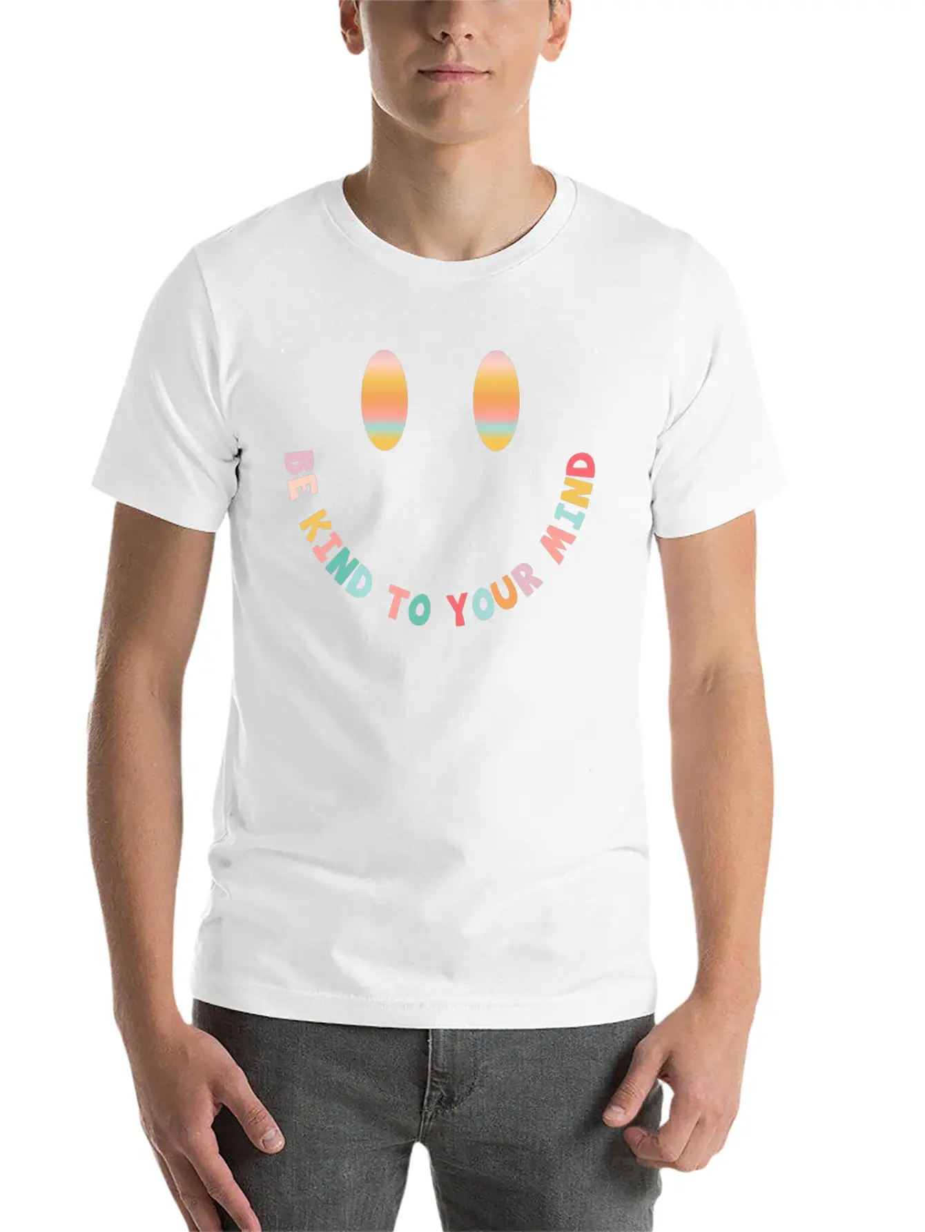 Be Kind To Your Mind Basic Graphic T-Shirt – Daily Comfort In Soft Cotton