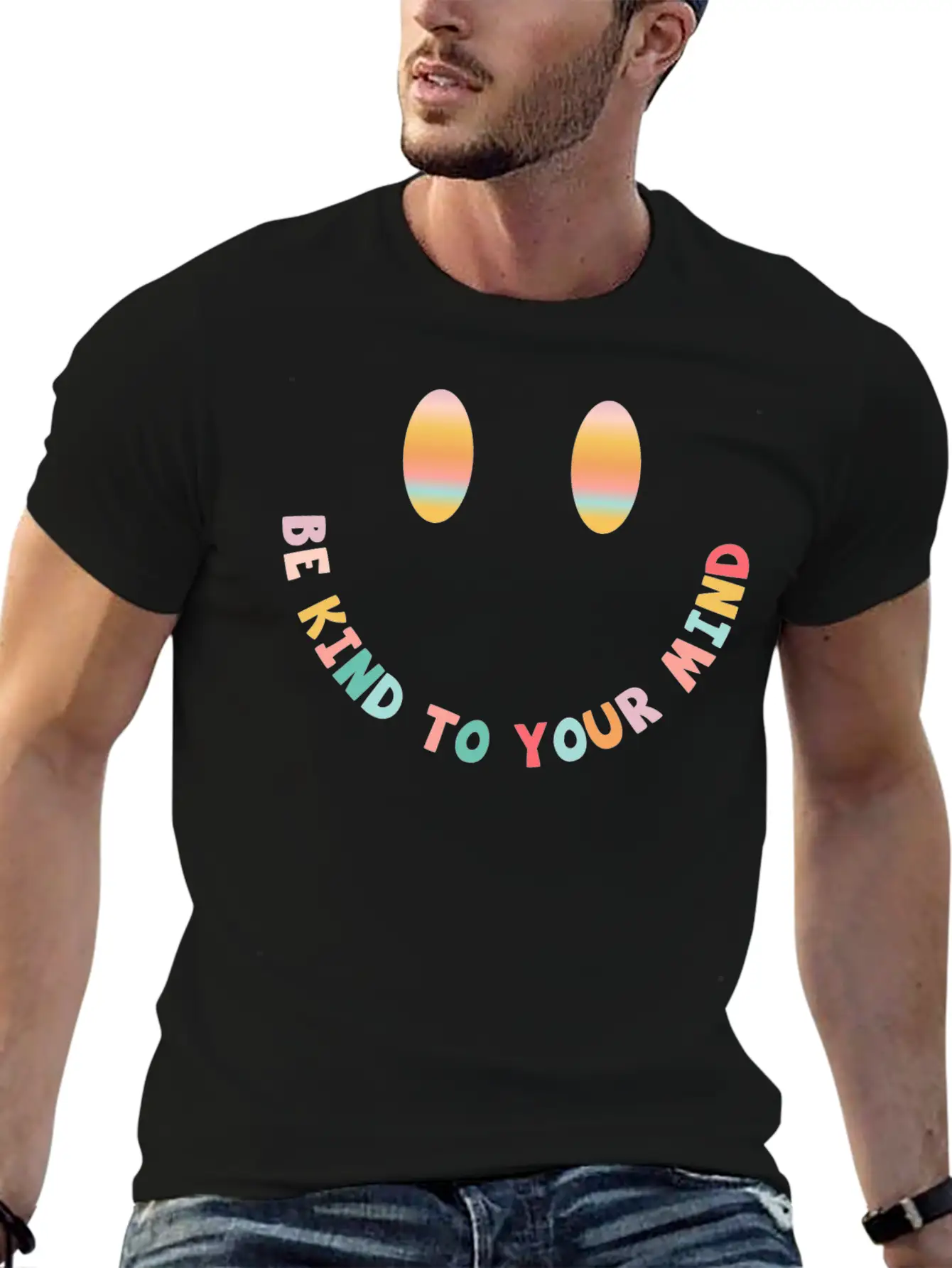Be Kind To Your Mind Basic Graphic T-Shirt – Daily Comfort In Soft Cotton
