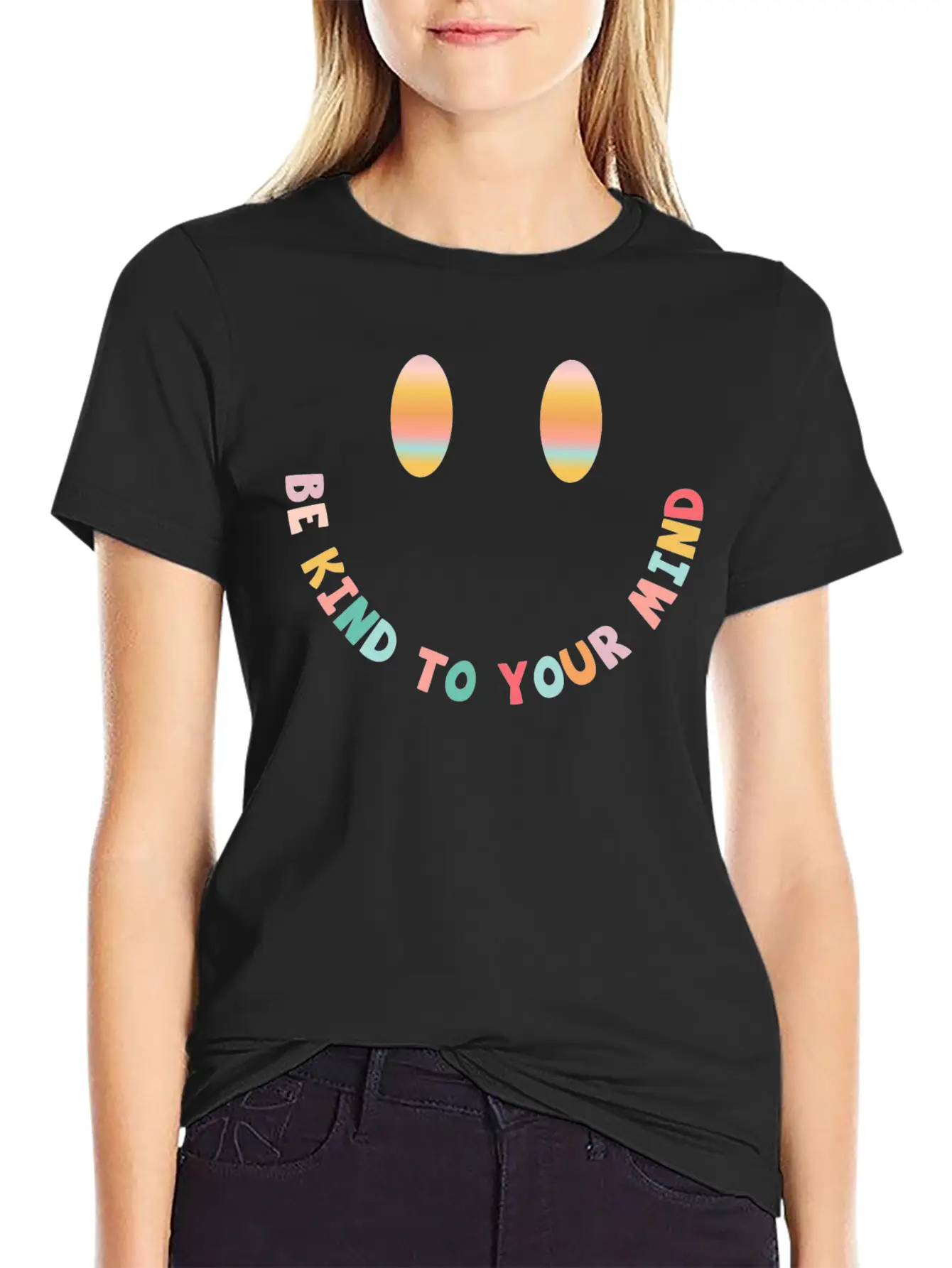 Be Kind To Your Mind Basic Graphic T-Shirt – Daily Comfort In Soft Cotton