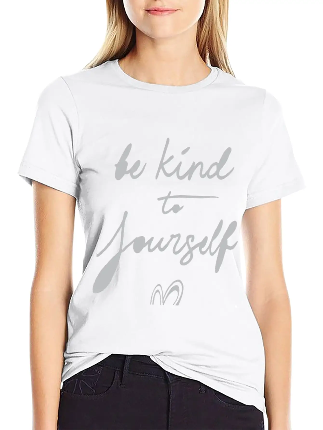 Be Kind To Your Self Basic Graphic T-Shirt – Daily Comfort In Soft Cotton