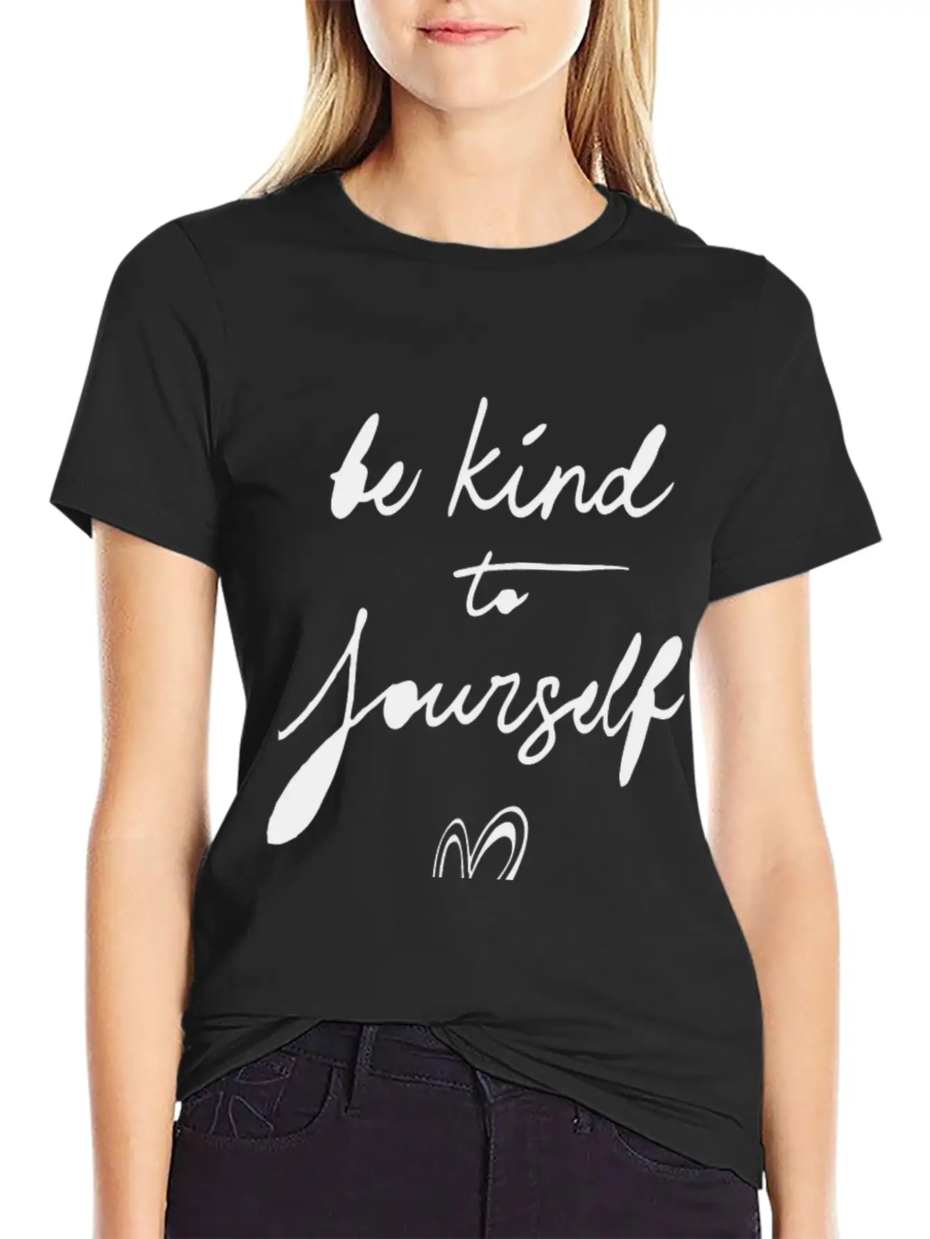 Be Kind To Your Self Basic Graphic T-Shirt – Daily Comfort In Soft Cotton