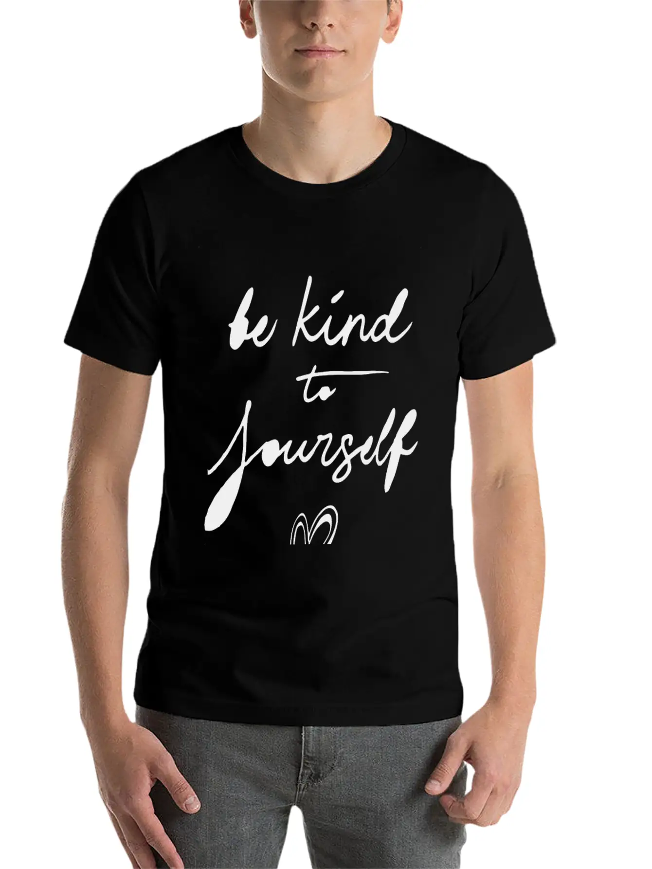 Be Kind To Your Self Basic Graphic T-Shirt – Daily Comfort In Soft Cotton