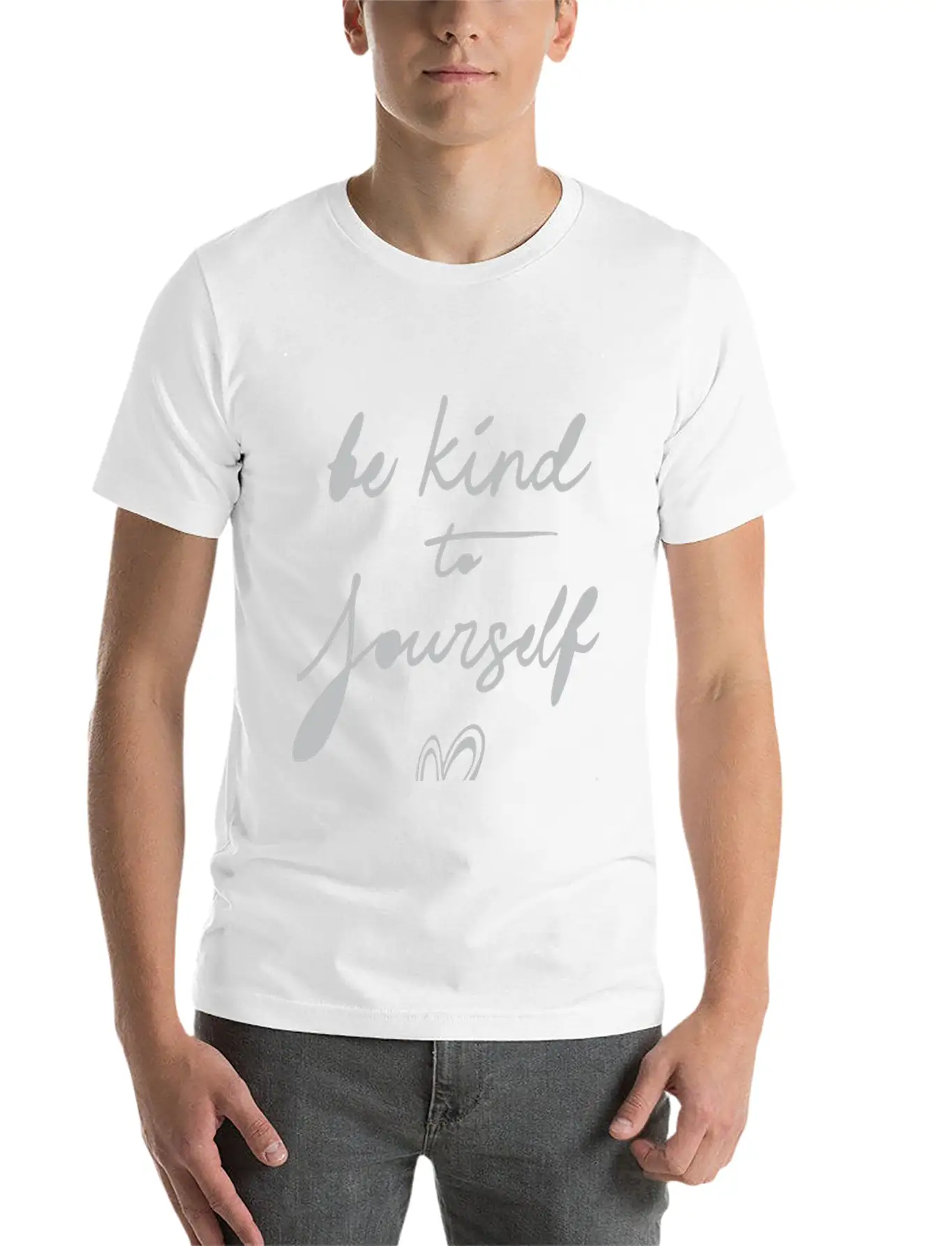 Be Kind To Your Self Basic Graphic T-Shirt – Daily Comfort In Soft Cotton