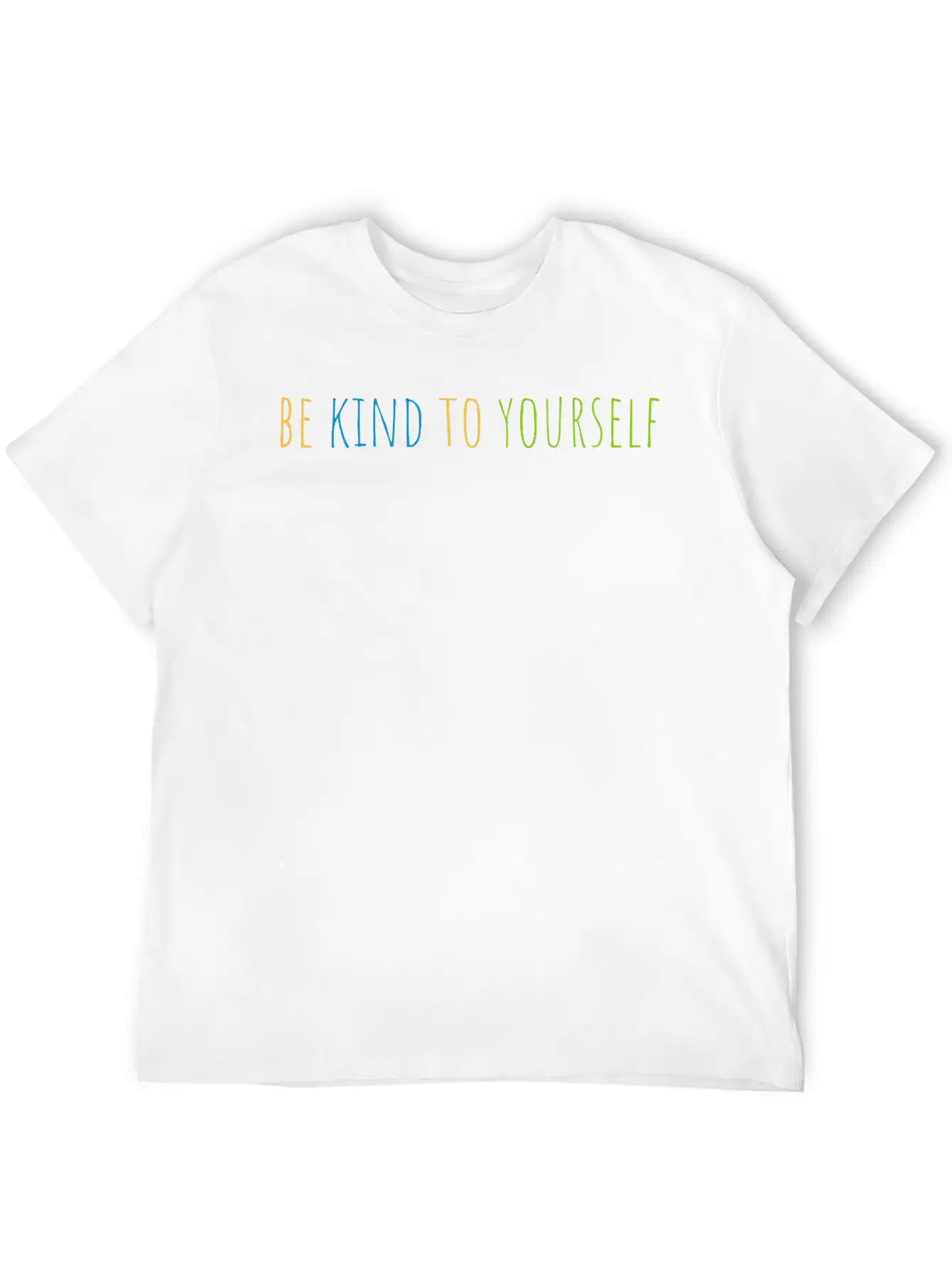 Be Kind To Yourself Lightweight Cotton T-Shirt – Daily Comfort Graphic Shirt