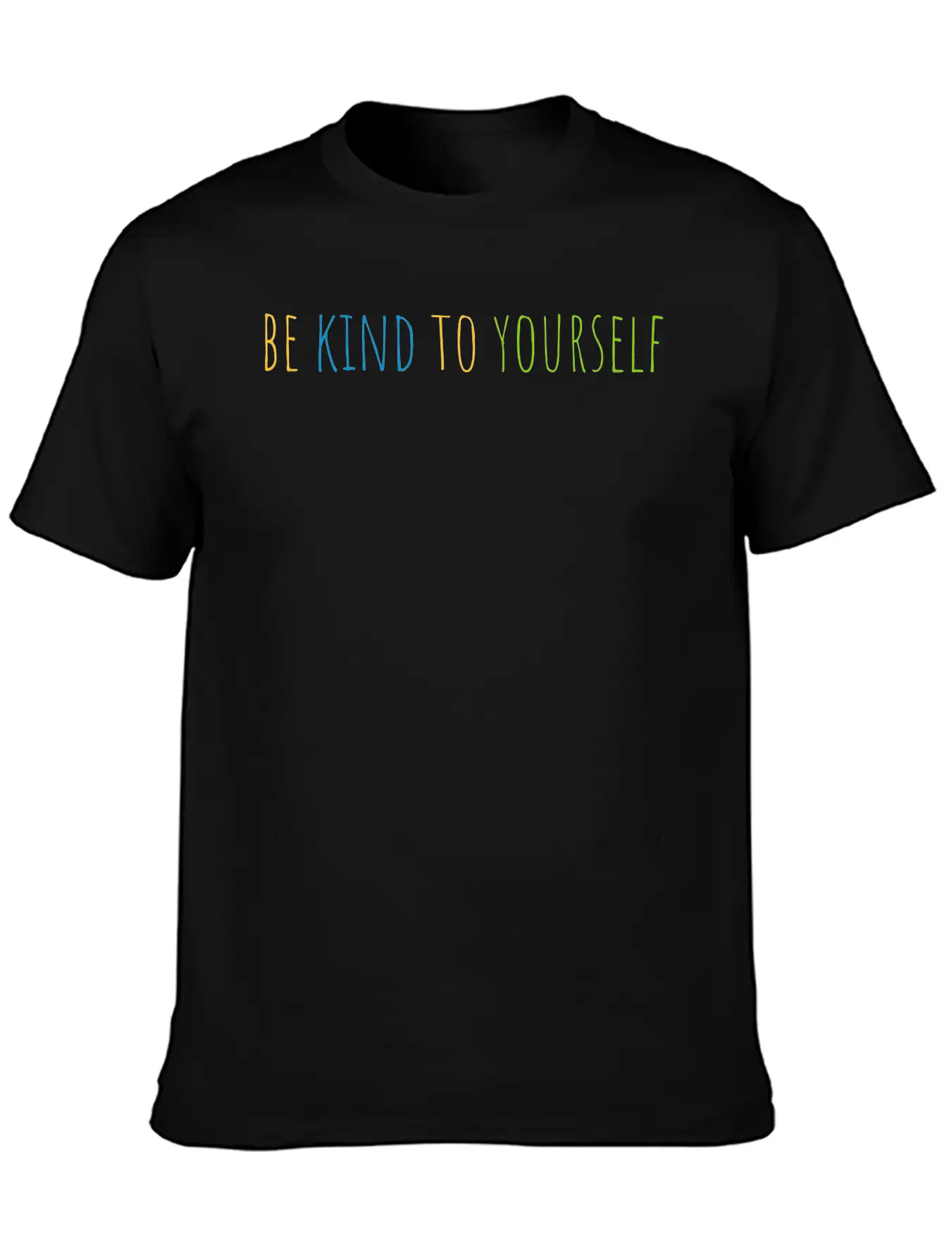 Be Kind To Yourself Lightweight Cotton T-Shirt – Daily Comfort Graphic Shirt