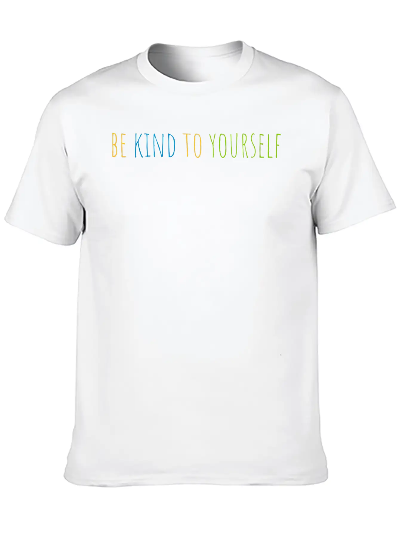 Be Kind To Yourself Lightweight Cotton T-Shirt – Daily Comfort Graphic Shirt