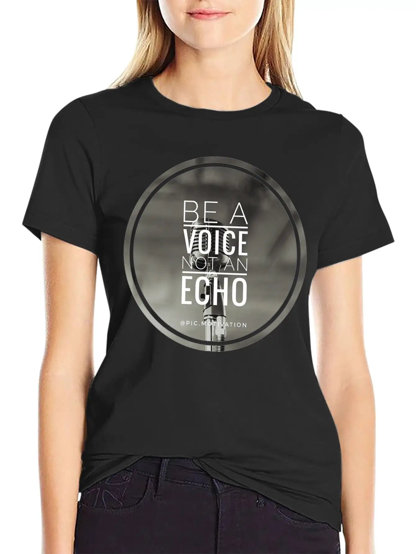 Be No Echo Classic Fit Graphic Tee For Daily Comfort – Unisex Cotton Shirt