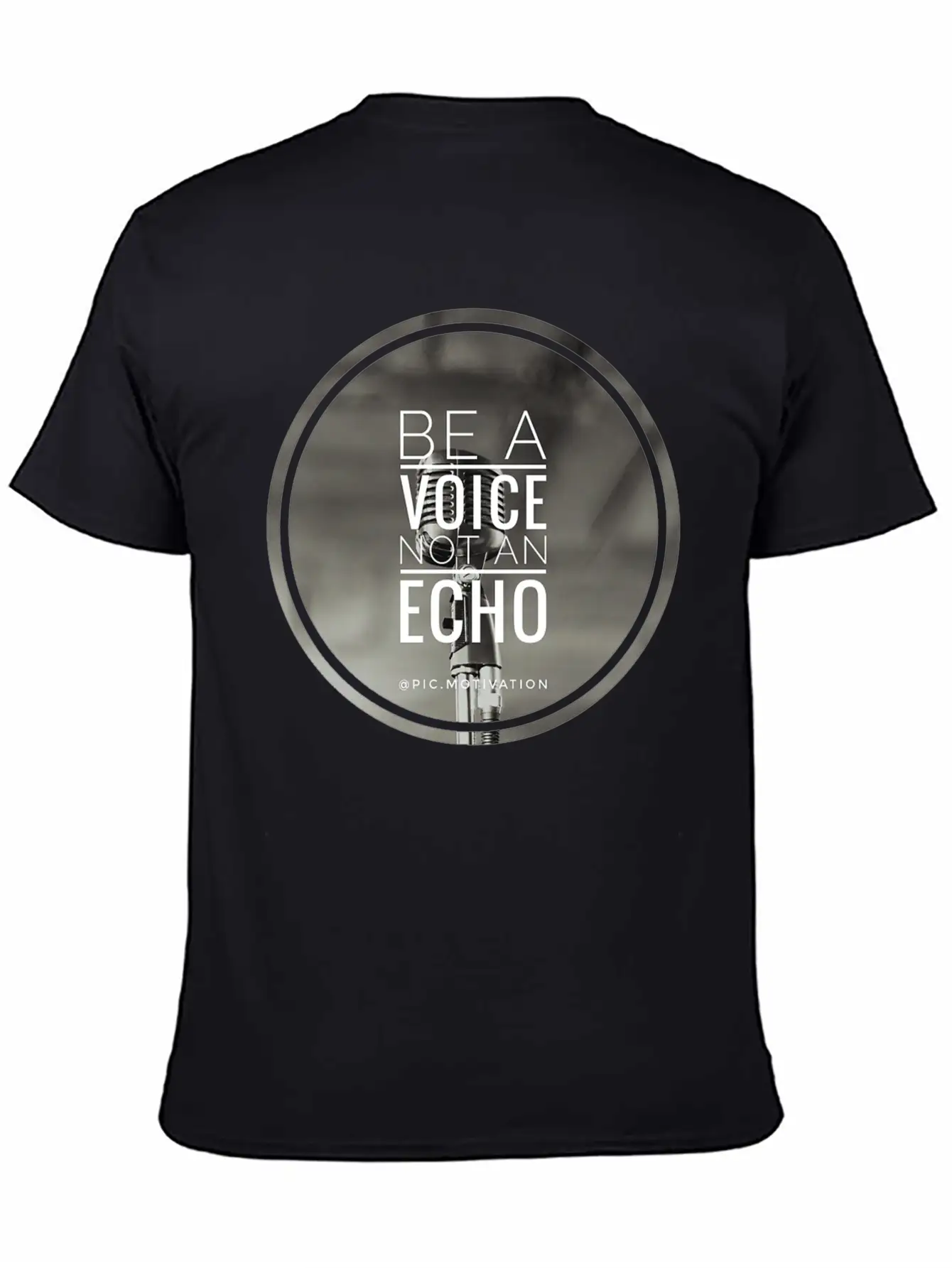 Be No Echo Classic Fit Graphic Tee For Daily Comfort – Unisex Cotton Shirt