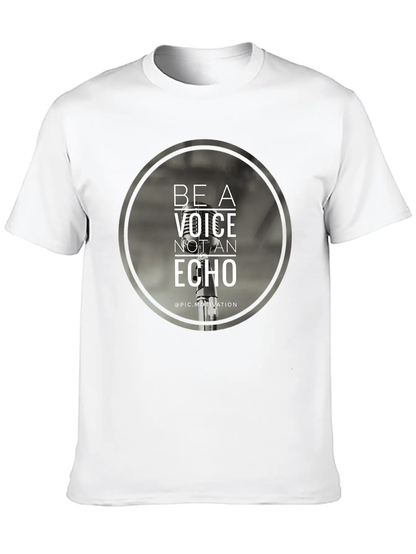Be No Echo Classic Fit Graphic Tee For Daily Comfort – Unisex Cotton Shirt