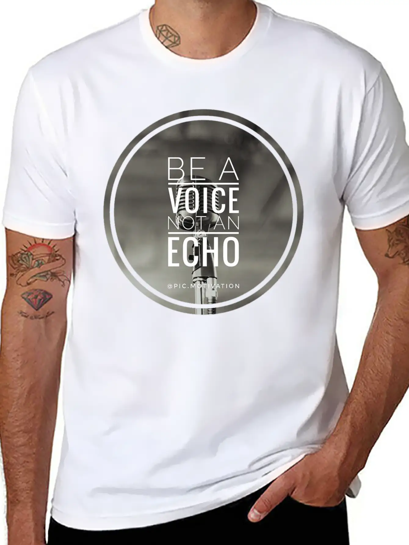 Be No Echo Classic Fit Graphic Tee For Daily Comfort – Unisex Cotton Shirt