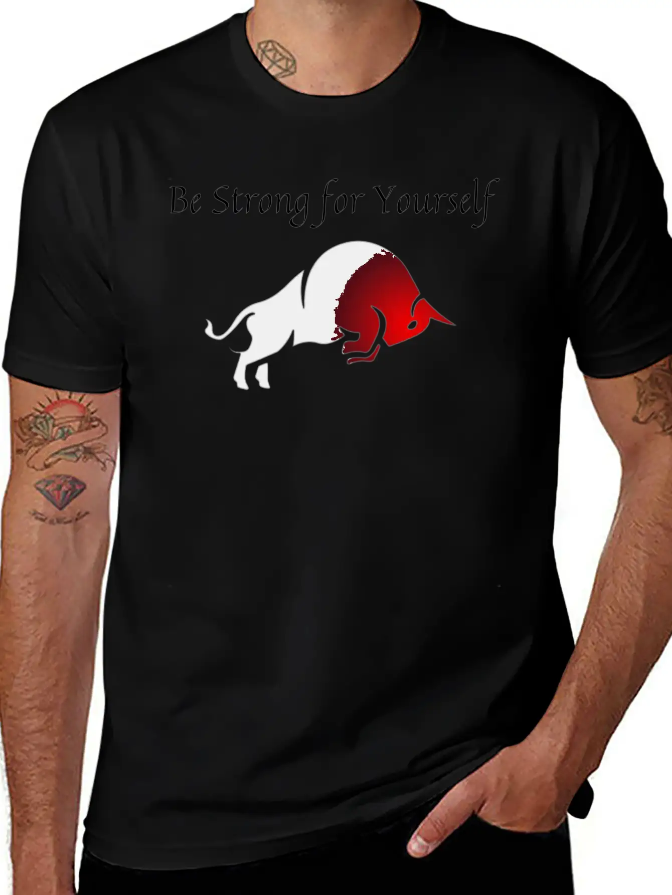 Be Strong For Yourself Essential Cotton Tee For Daily Outfits – Unisex Style