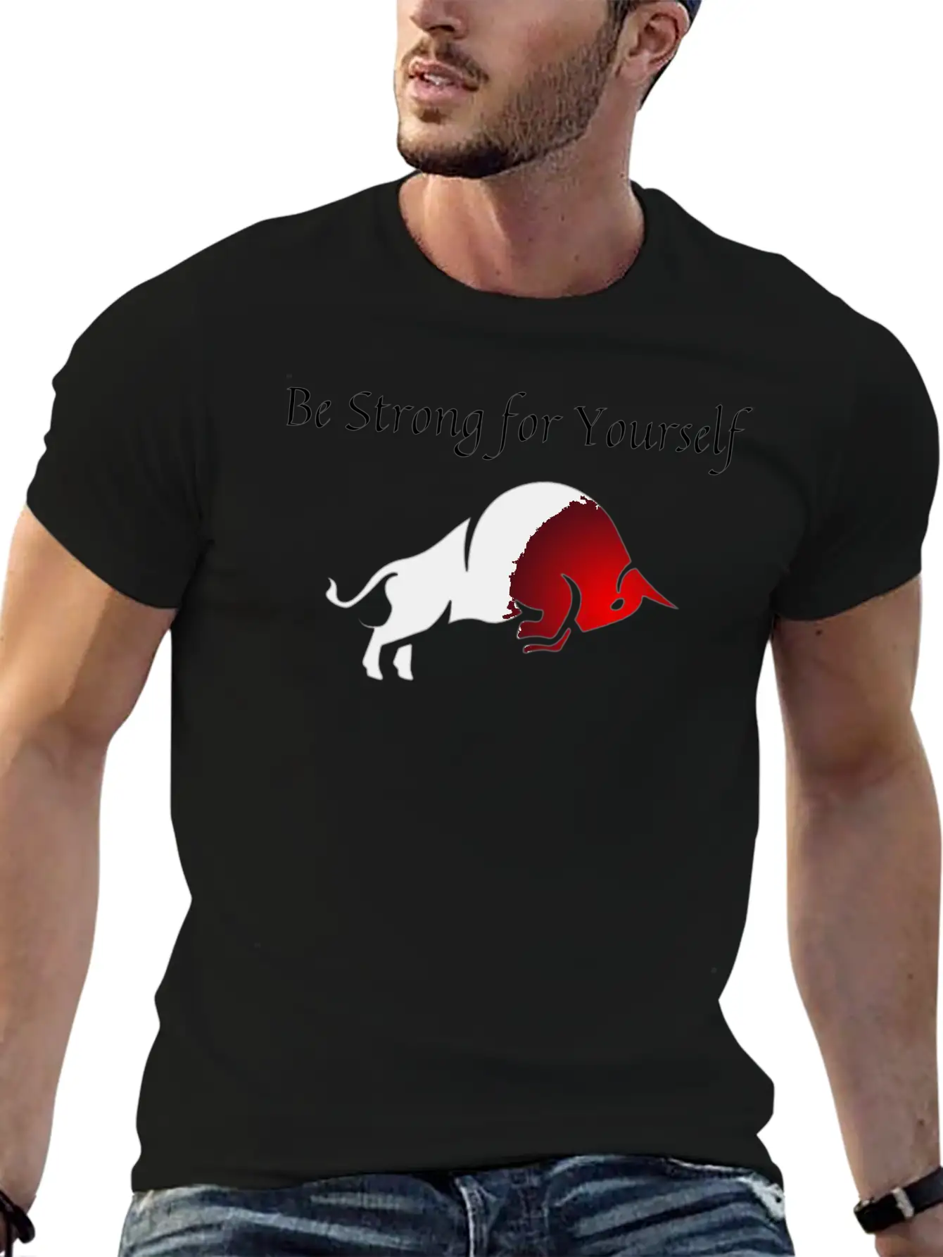 Be Strong For Yourself Essential Cotton Tee For Daily Outfits – Unisex Style