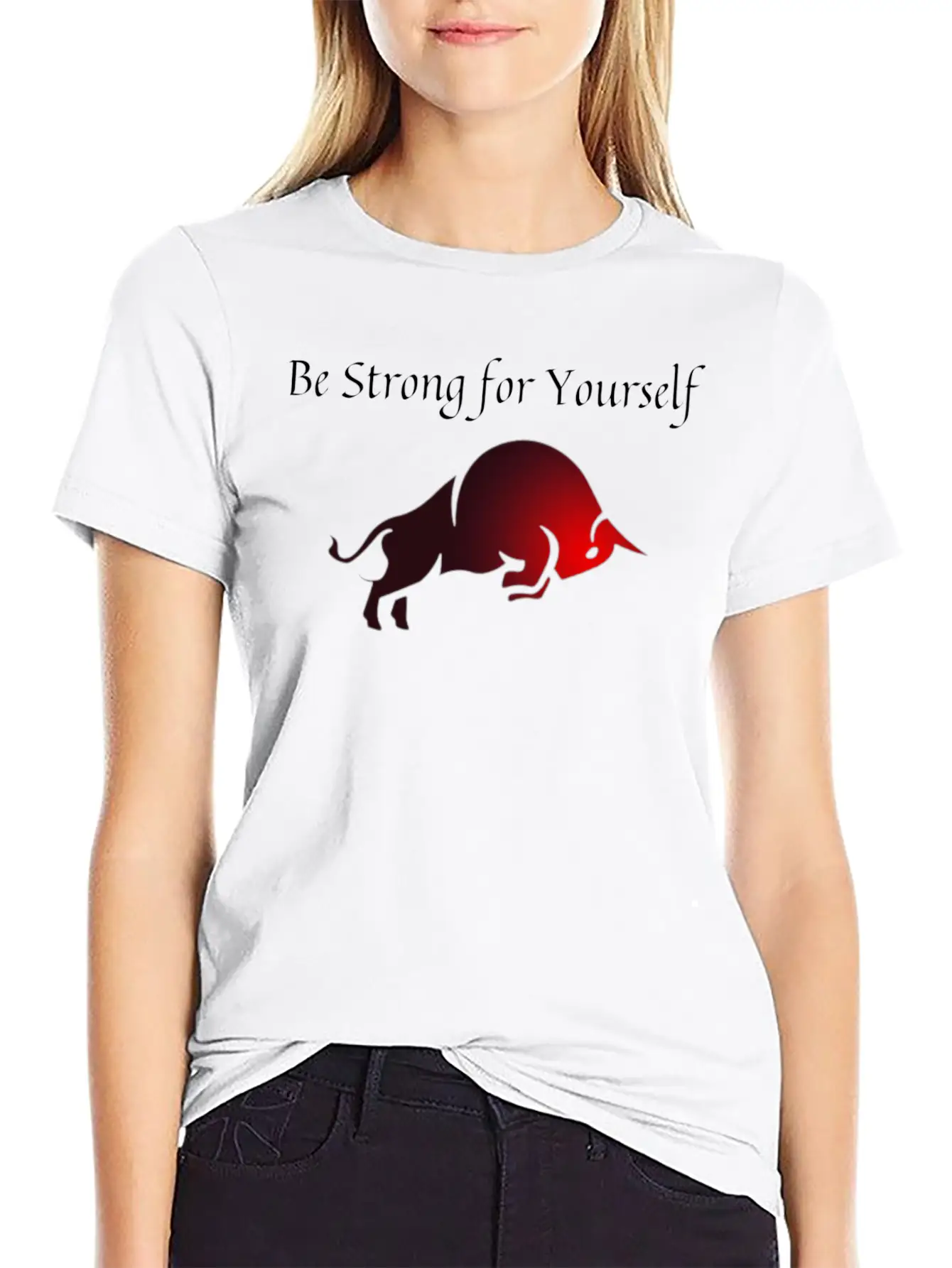 Be Strong For Yourself Essential Cotton Tee For Daily Outfits – Unisex Style