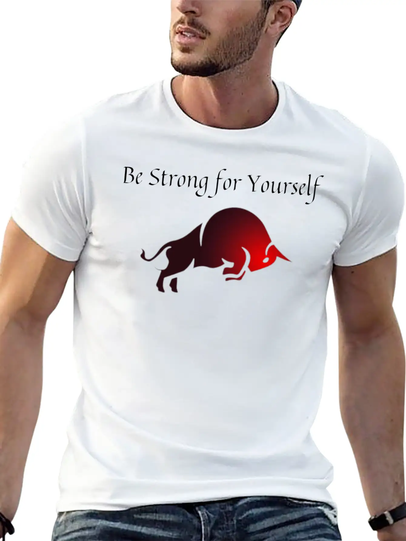 Be Strong For Yourself Essential Cotton Tee For Daily Outfits – Unisex Style