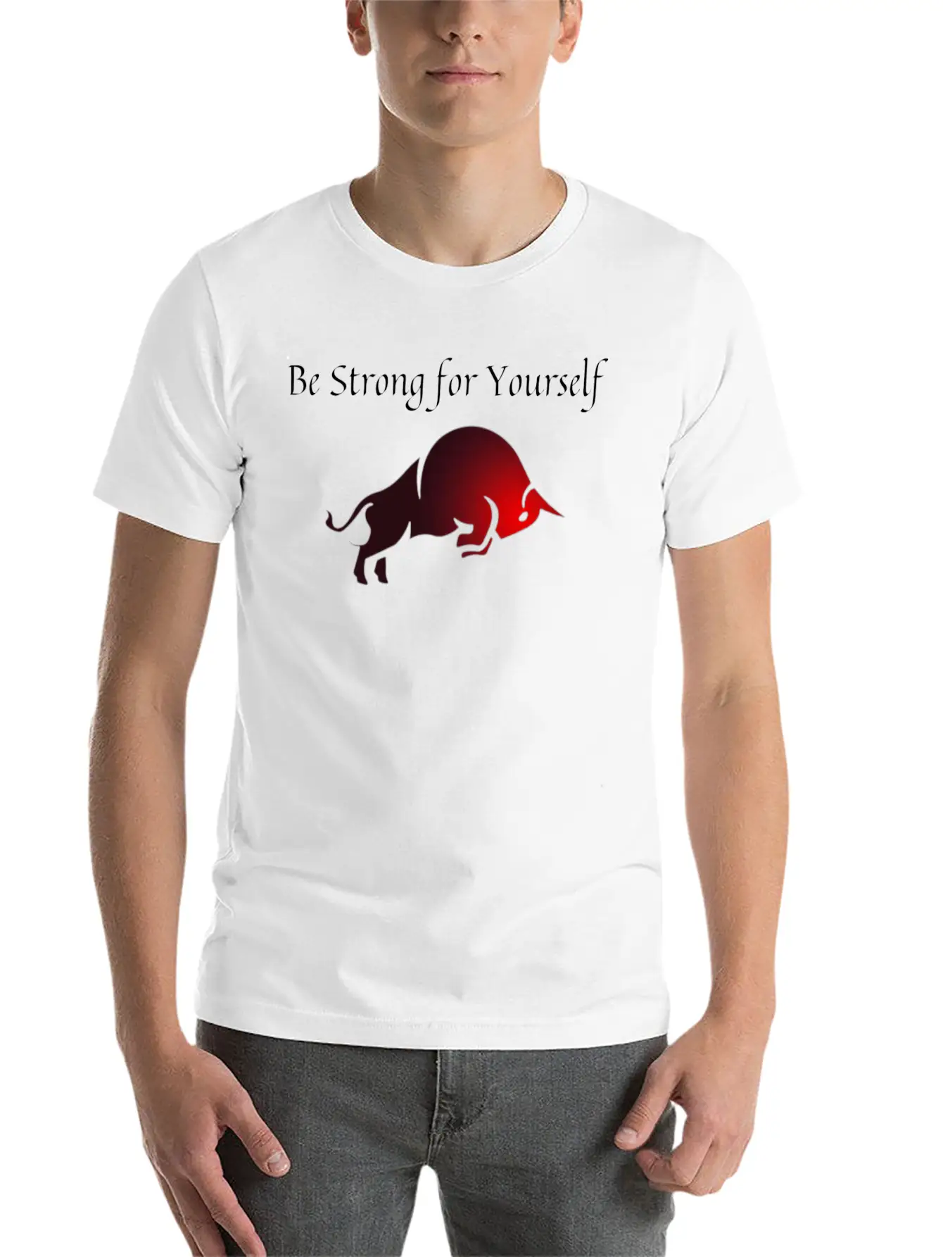 Be Strong For Yourself Essential Cotton Tee For Daily Outfits – Unisex Style