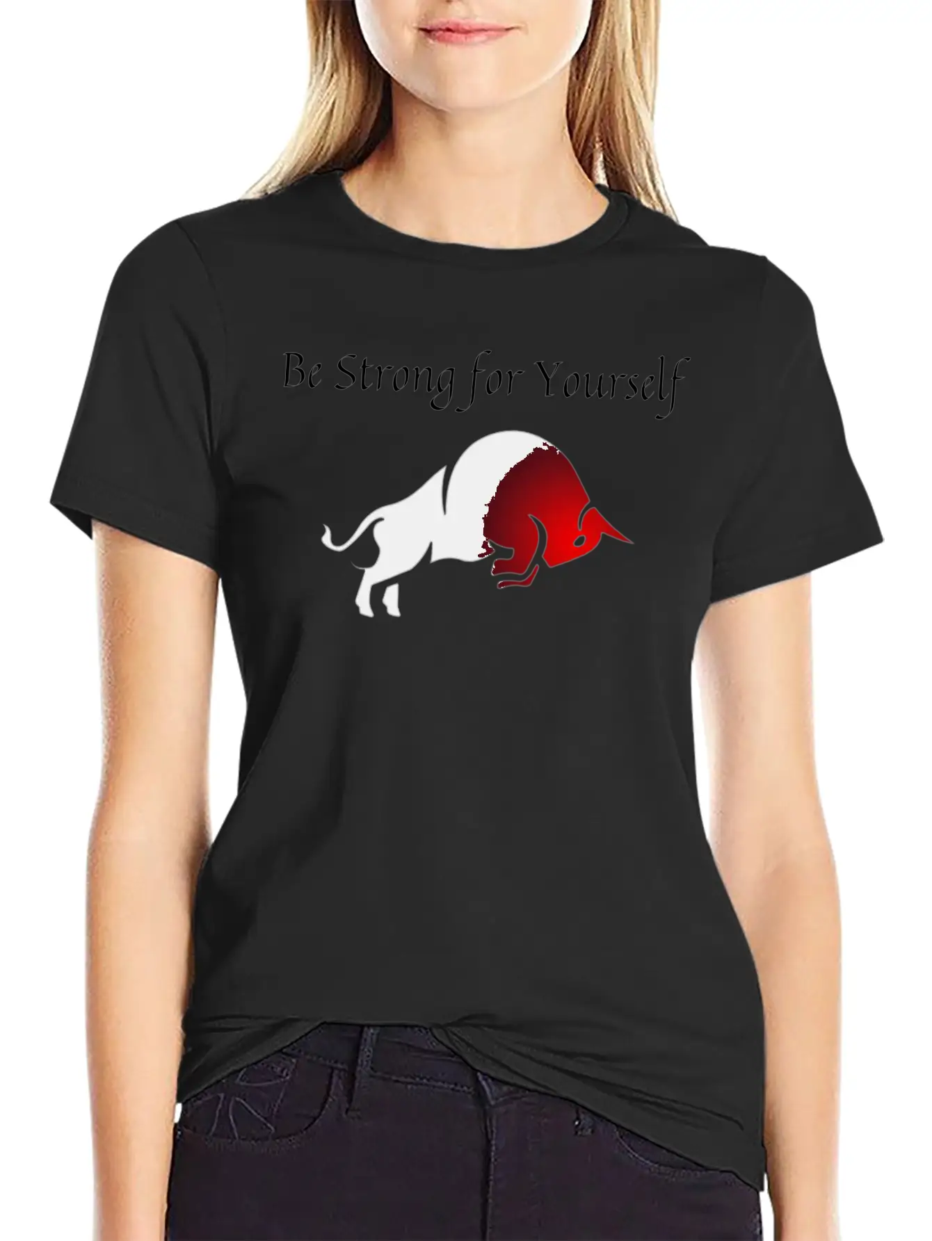 Be Strong For Yourself Essential Cotton Tee For Daily Outfits – Unisex Style