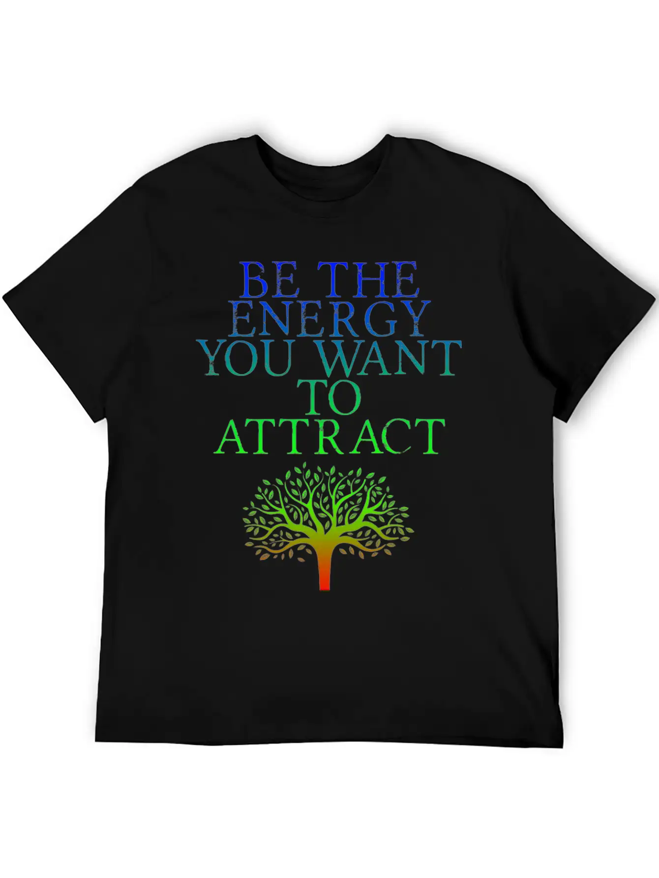 Be The Energy You Want To Attract 2 Lightweight Cotton T-Shirt – Daily Comfort Graphic Shirt