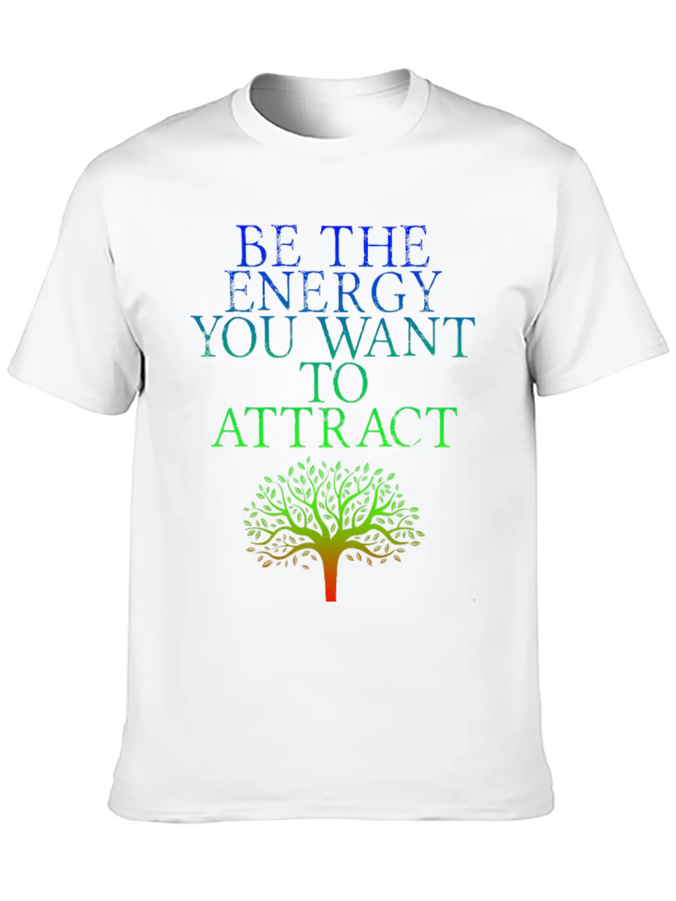 Be The Energy You Want To Attract 2 Lightweight Cotton T-Shirt – Daily Comfort Graphic Shirt