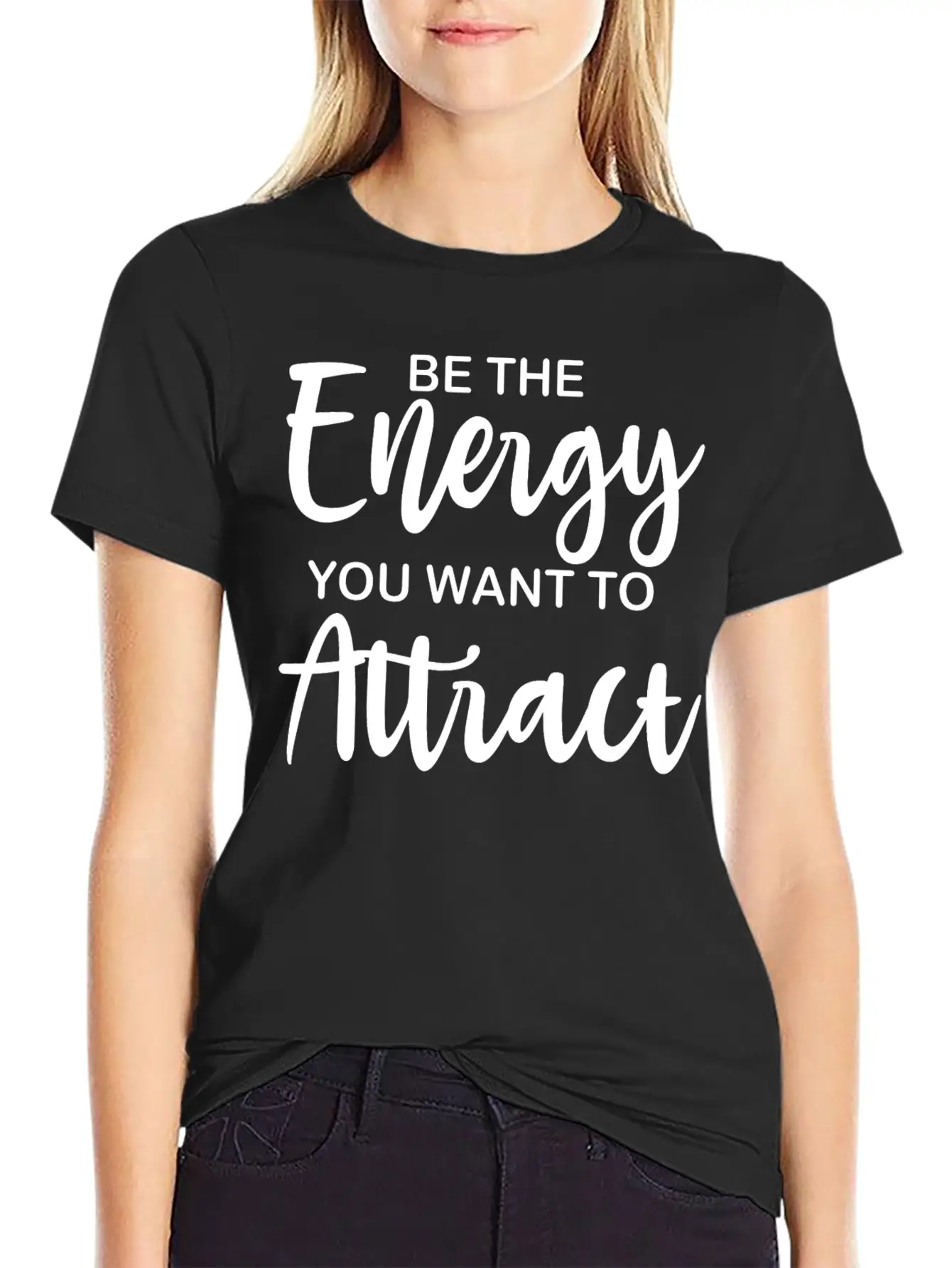 Be The Energy You Want To Attract Soft Cotton Short Sleeve Tee – Unisex Wardrobe Staple