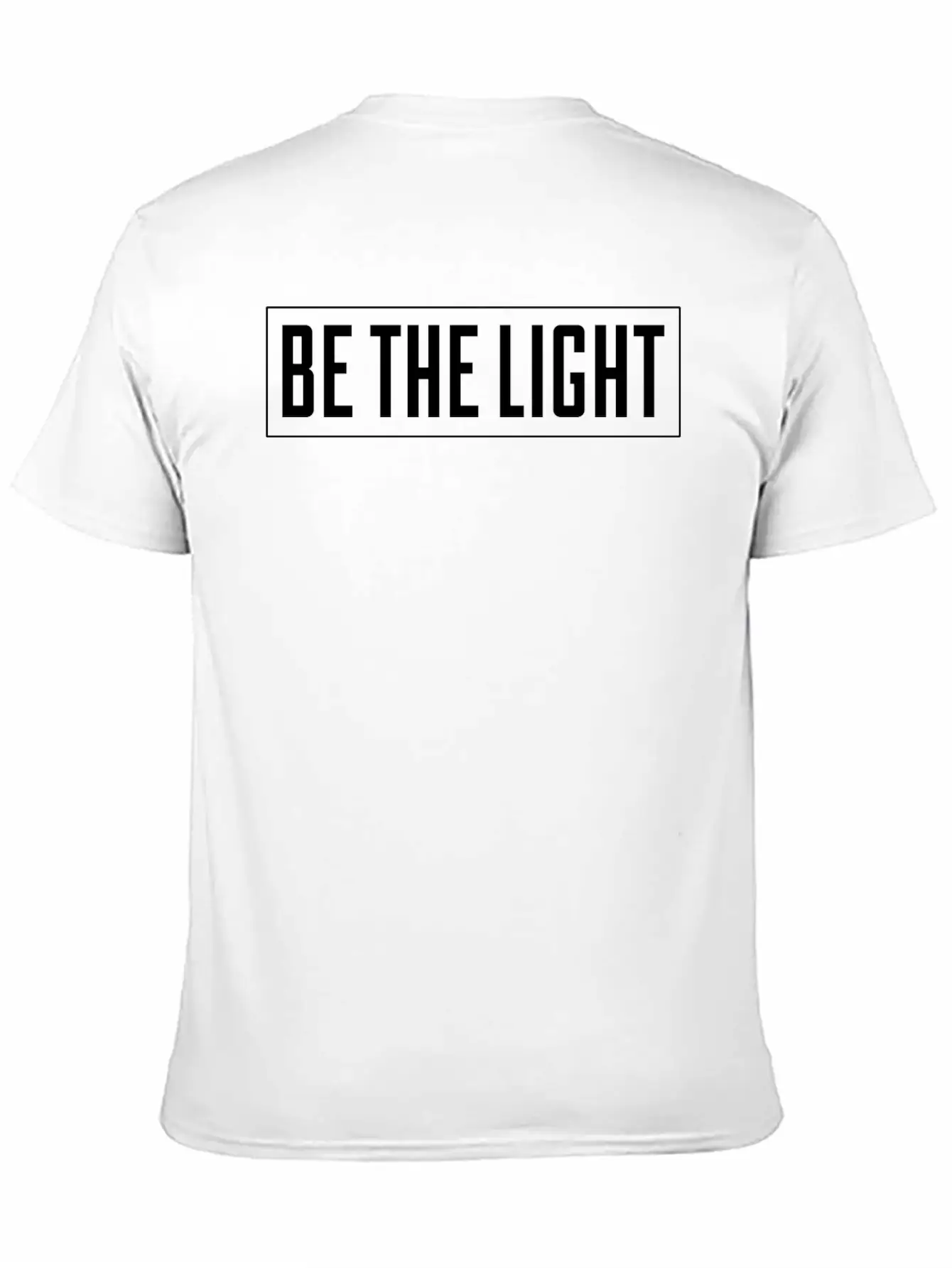 Be The Light Unisex Casual T-Shirt – Clean Design For Daily Comfort