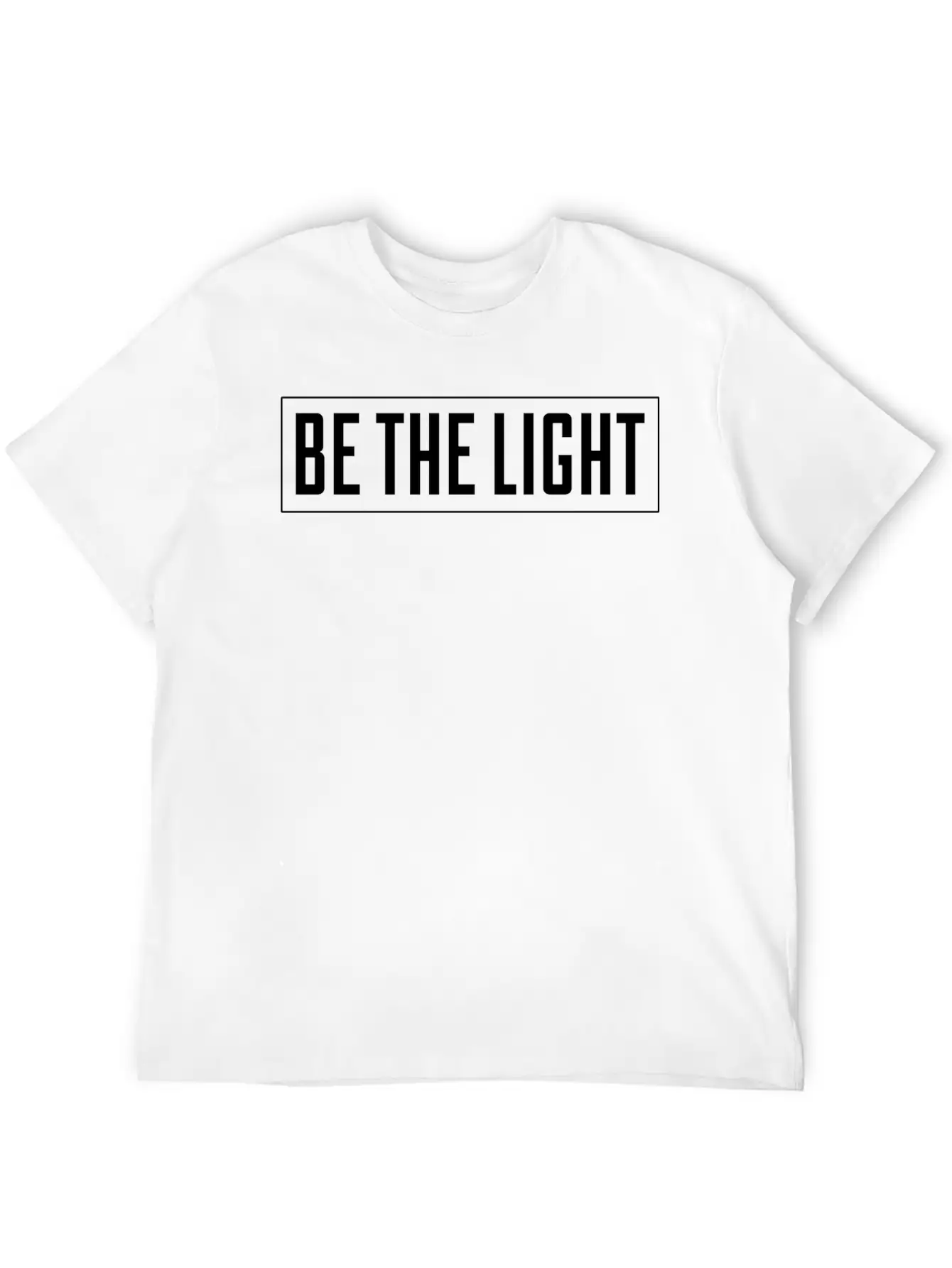 Be The Light Unisex Casual T-Shirt – Clean Design For Daily Comfort