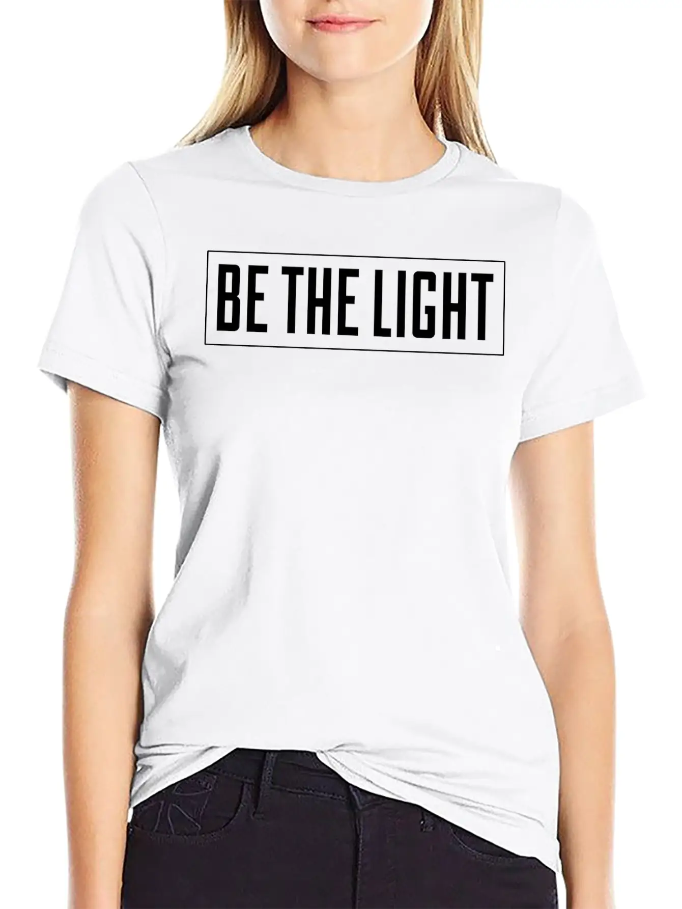Be The Light Unisex Casual T-Shirt – Clean Design For Daily Comfort