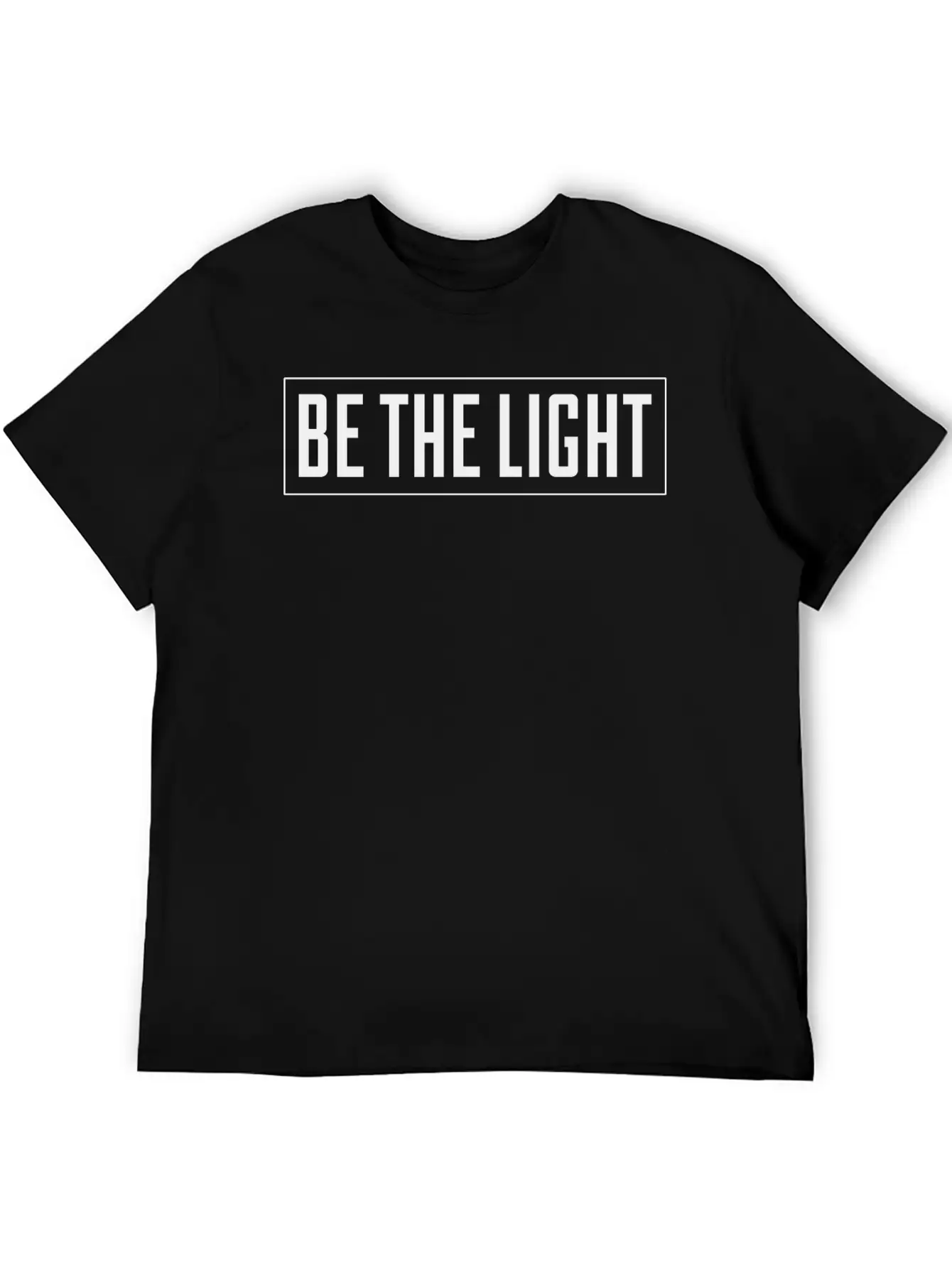 Be The Light Unisex Casual T-Shirt – Clean Design For Daily Comfort