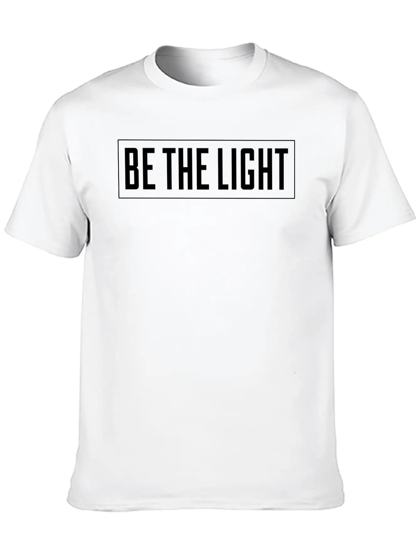 Be The Light Unisex Casual T-Shirt – Clean Design For Daily Comfort