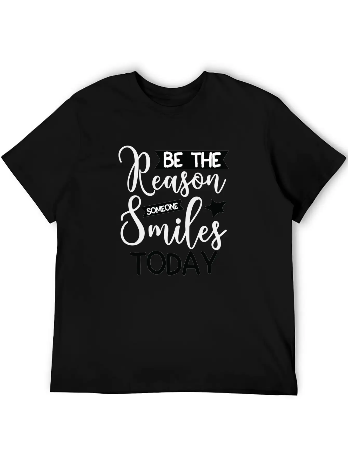Be The Reason Someone Smiles Today Unisex Casual T-Shirt – Clean Design For Daily Comfort
