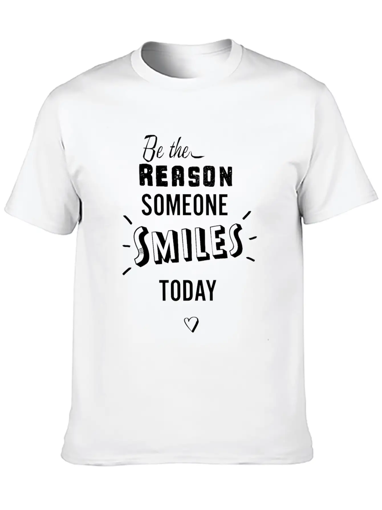 Be The Reason White Unisex Casual T-Shirt – Clean Design For Daily Comfort