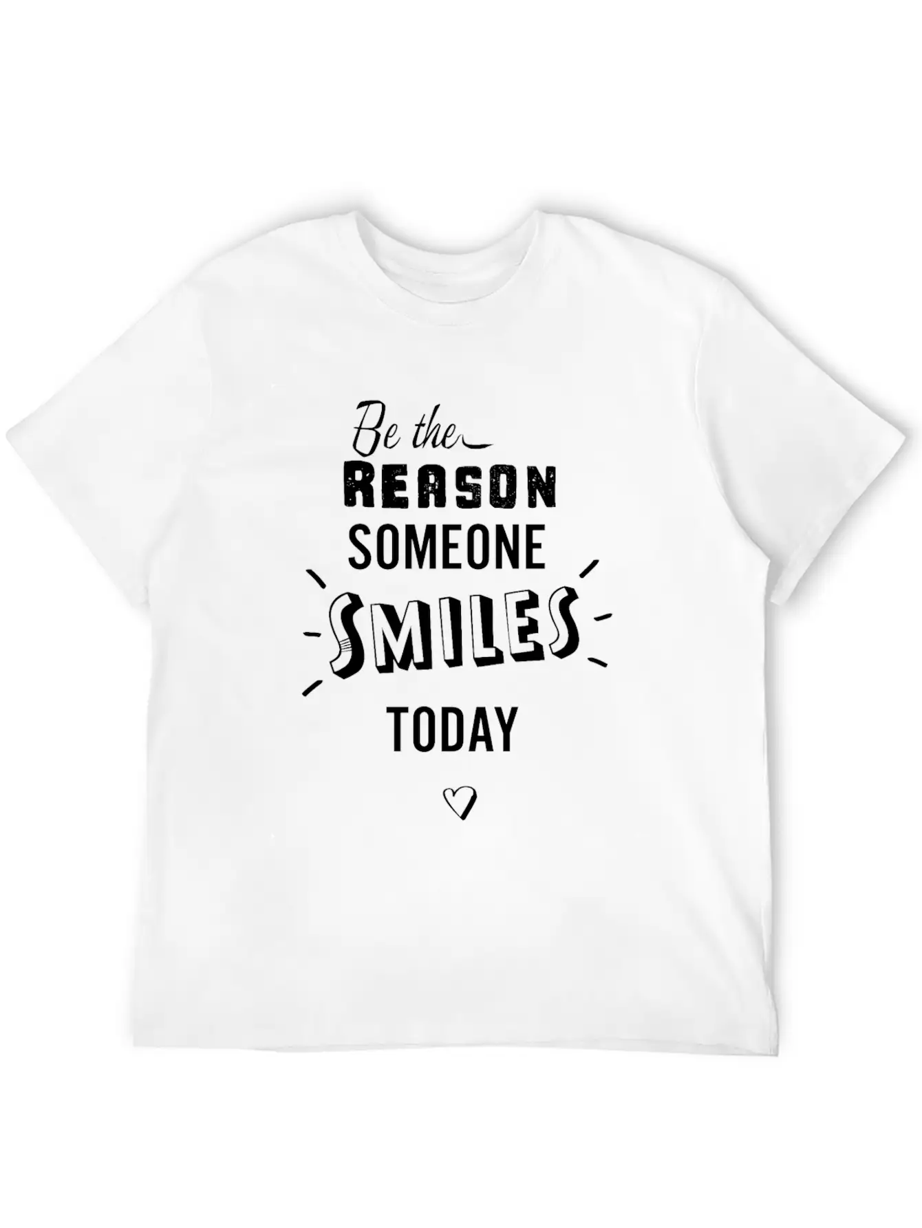 Be The Reason White Unisex Casual T-Shirt – Clean Design For Daily Comfort