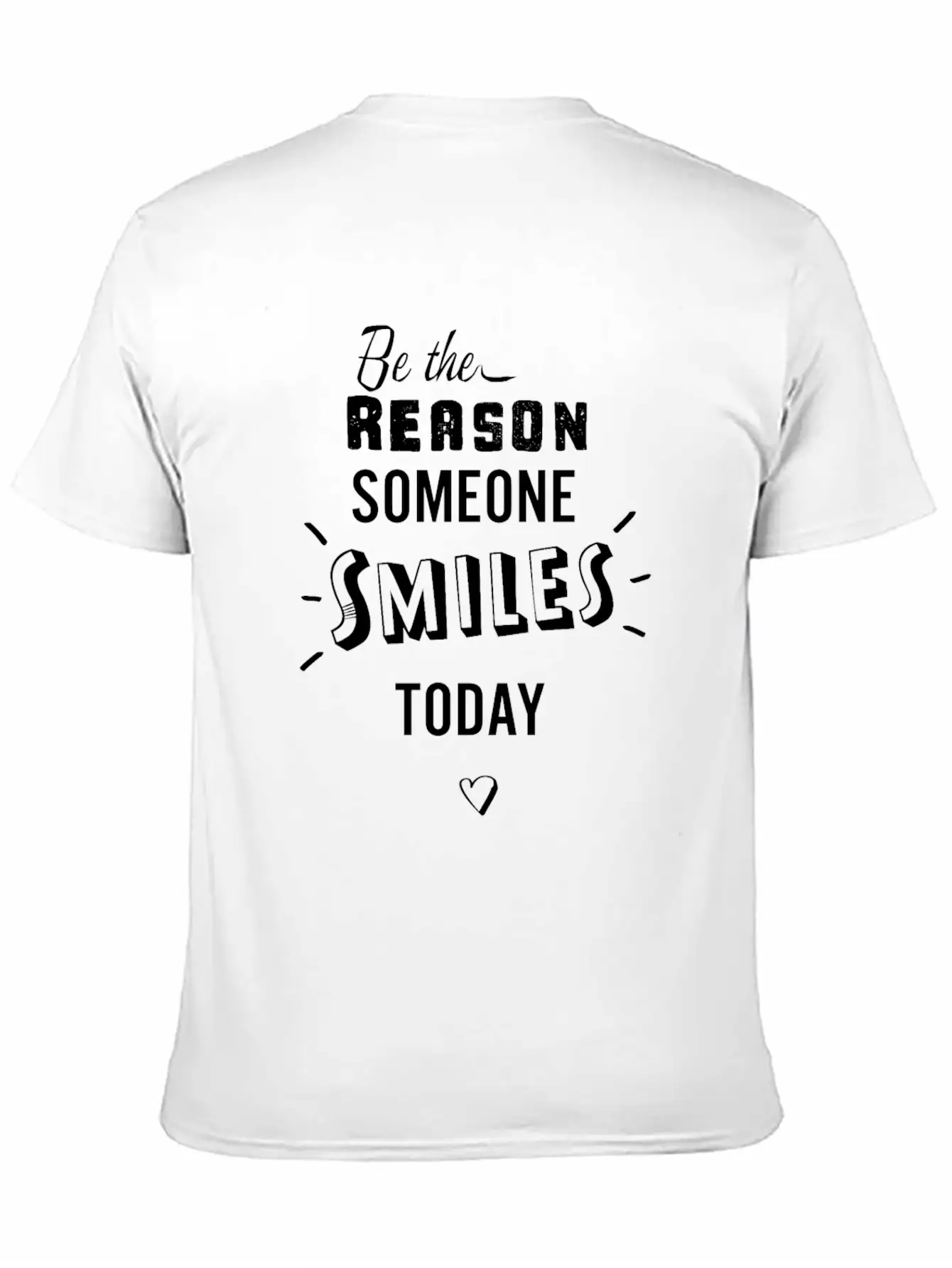 Be The Reason White Unisex Casual T-Shirt – Clean Design For Daily Comfort
