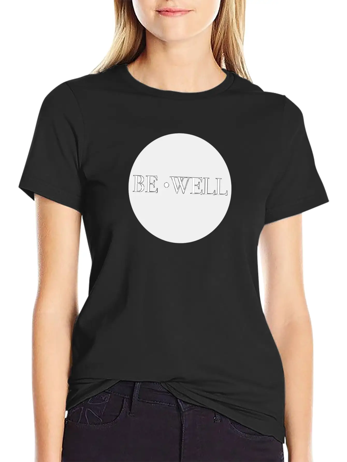 Be Well Classic Fit Graphic Tee For Daily Comfort – Unisex Cotton Shirt