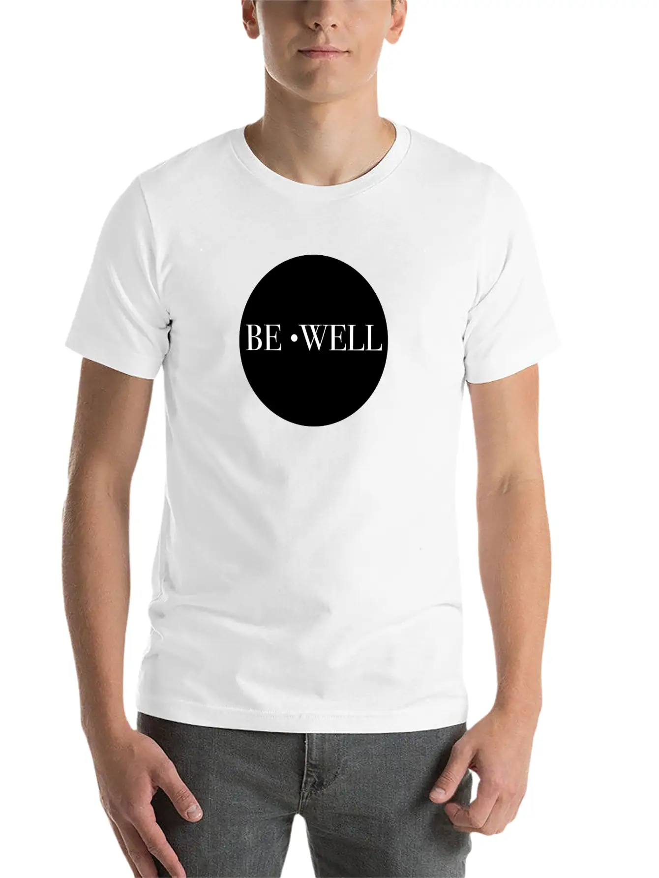 Be Well Classic Fit Graphic Tee For Daily Comfort – Unisex Cotton Shirt