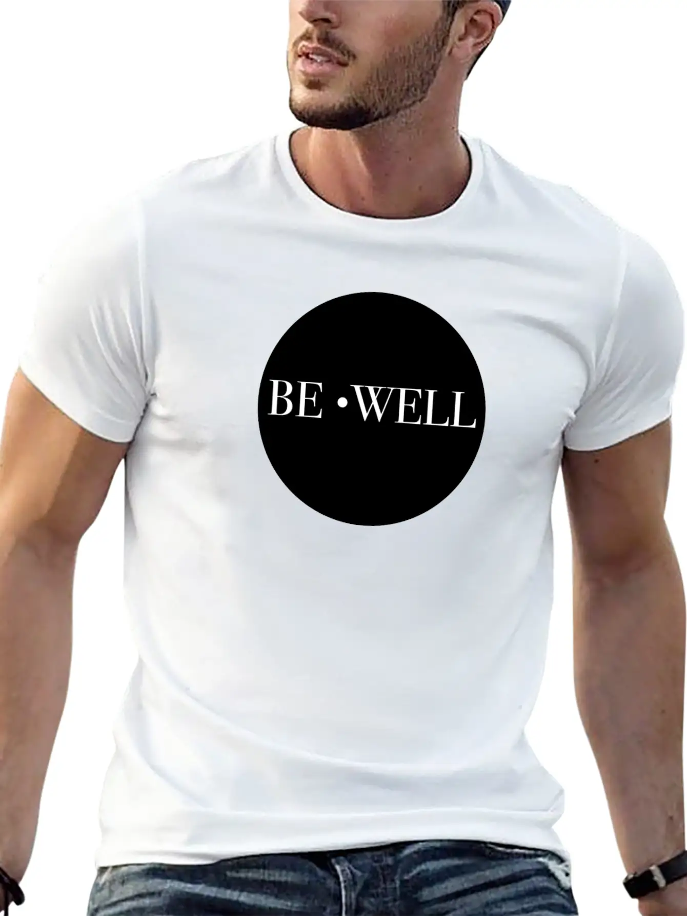 Be Well Classic Fit Graphic Tee For Daily Comfort – Unisex Cotton Shirt
