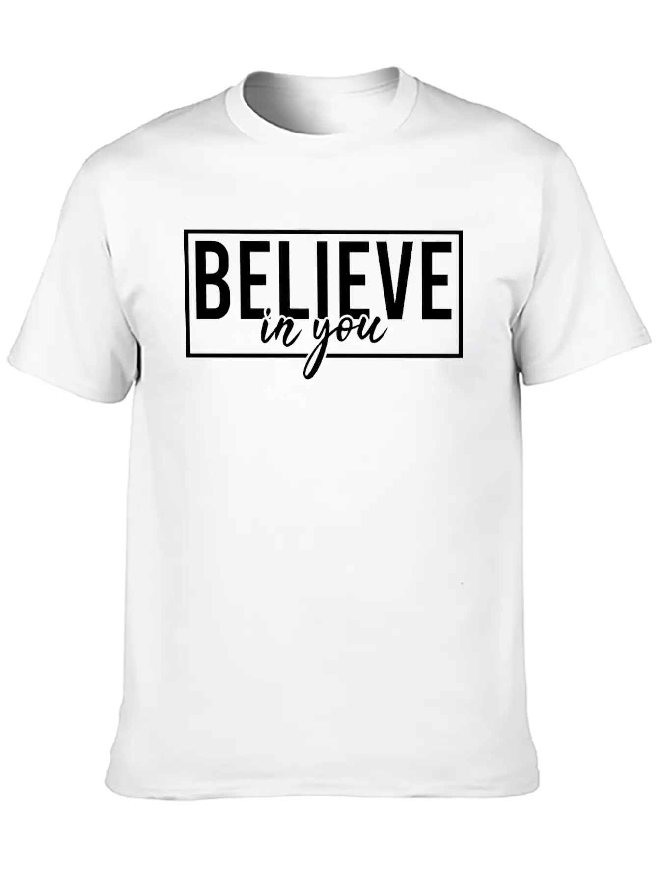 Be You! Self Confidence, Think Positiv! Motivation Classic Fit Graphic Tee For Daily Comfort – Unisex Cotton Shirt
